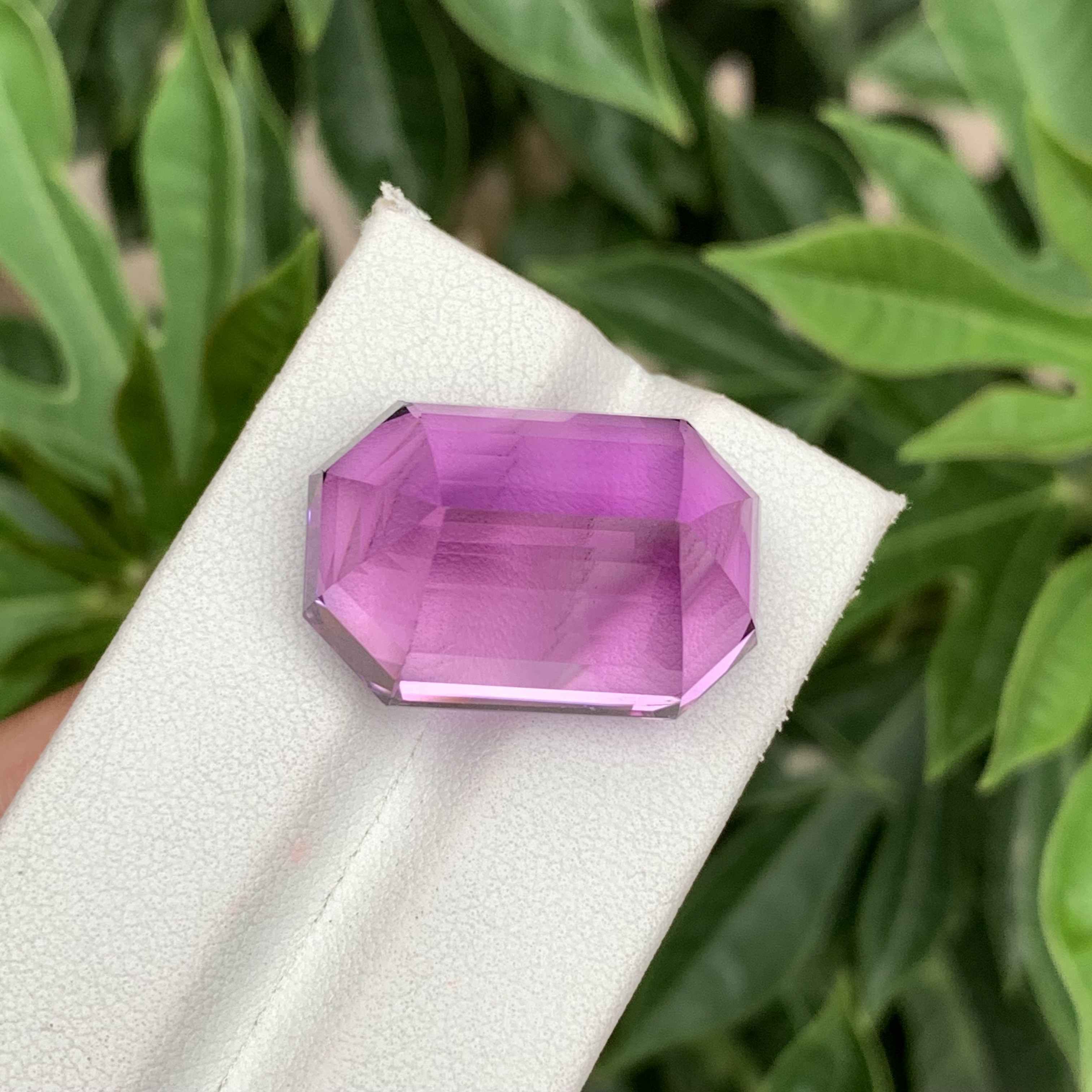 51.65 CT Natural Pinkish Purple Kunzite Octagonal Shape Loose Gemstone