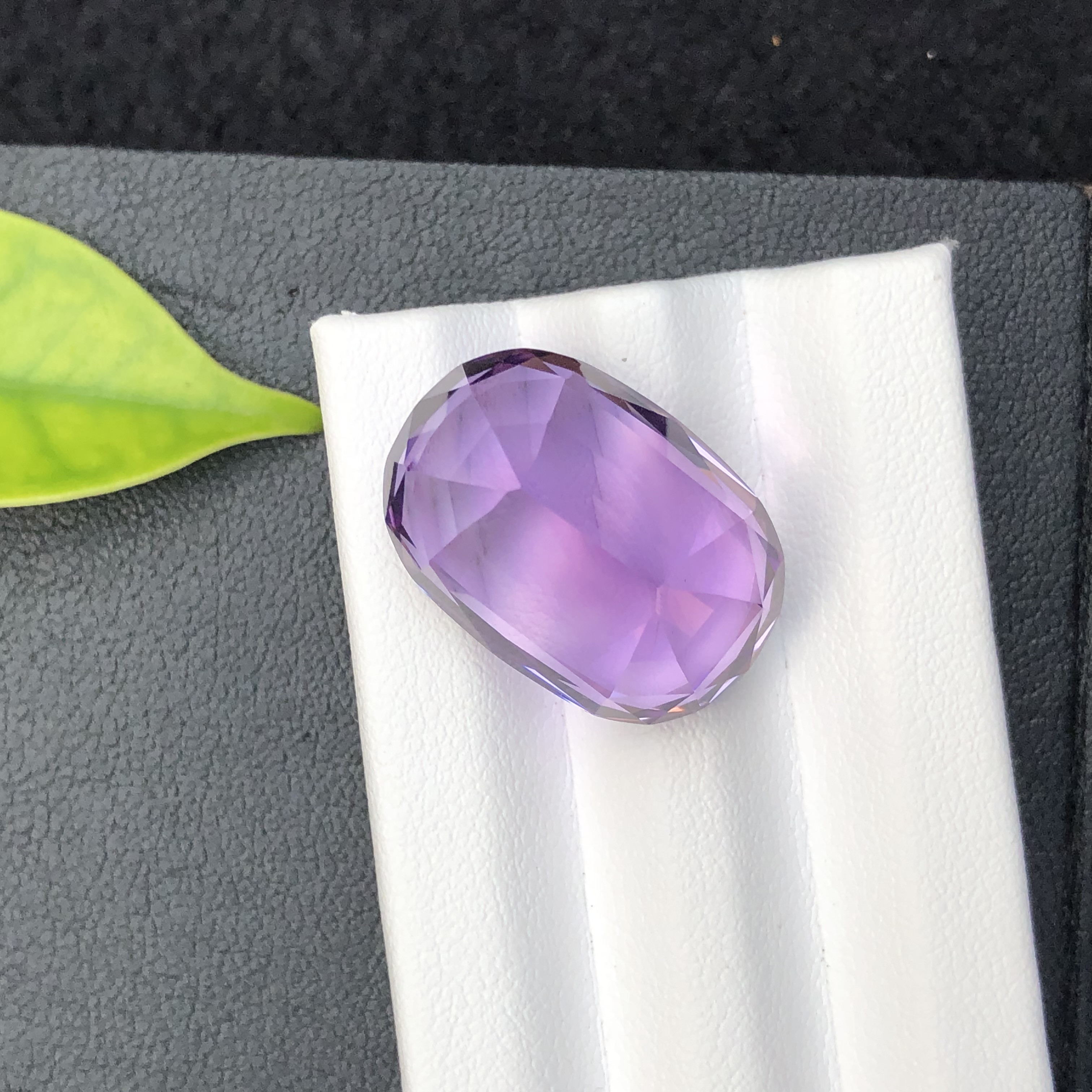 24.65 CT Natural Lavender Amethyst Oval Shape Loose Gemstone