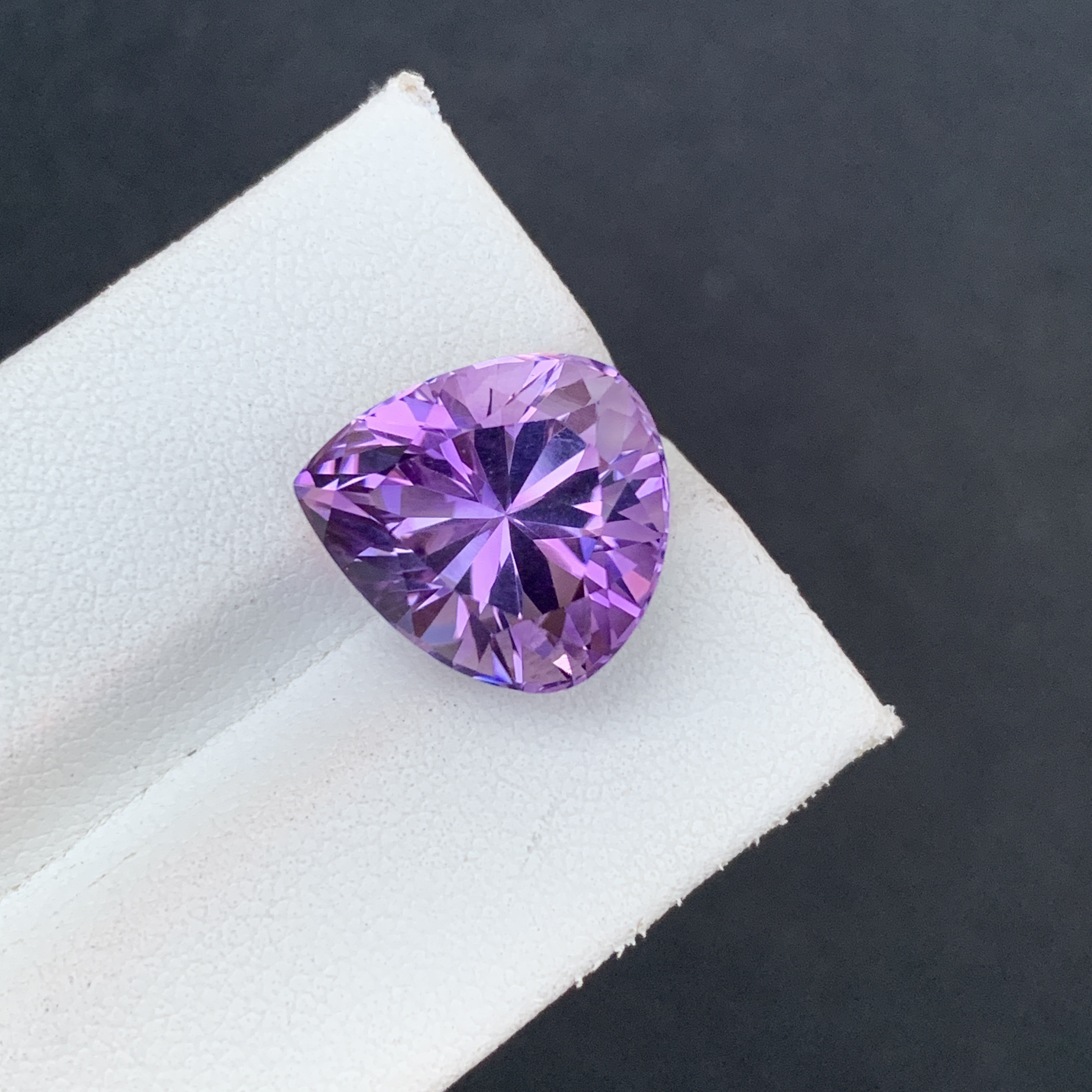 9.75 CT Natural Purple Amethyst Pear Shape Loose Gemstone