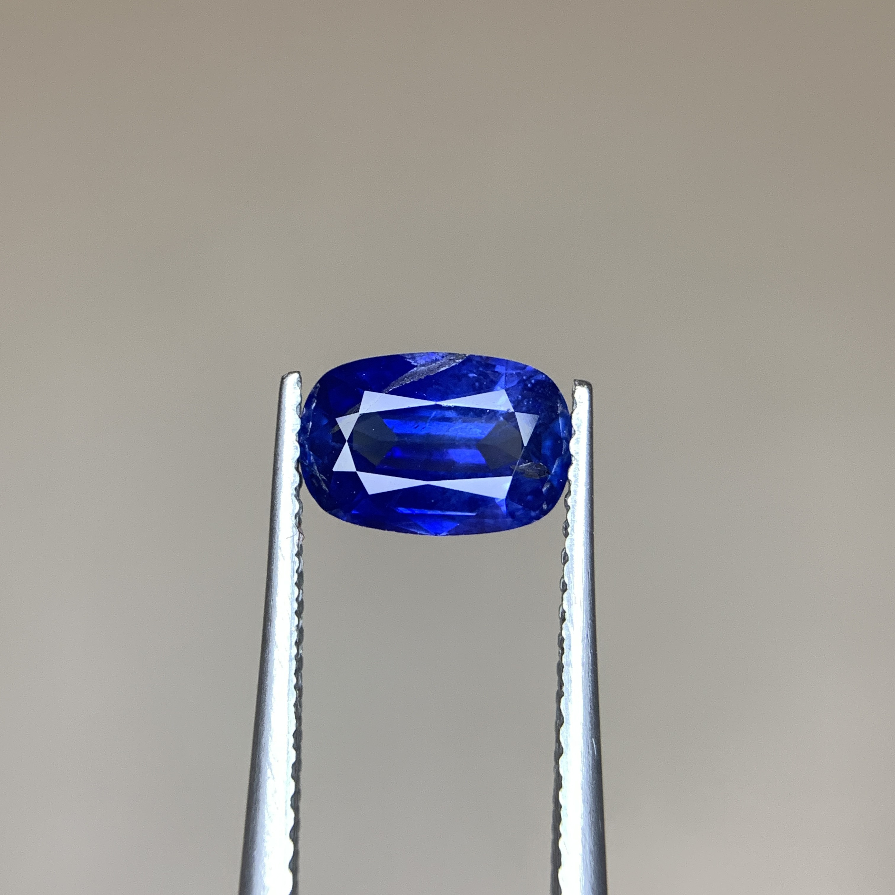 1.61 CT Natural Blue Sapphire Cushion Shape Loose Gemstone