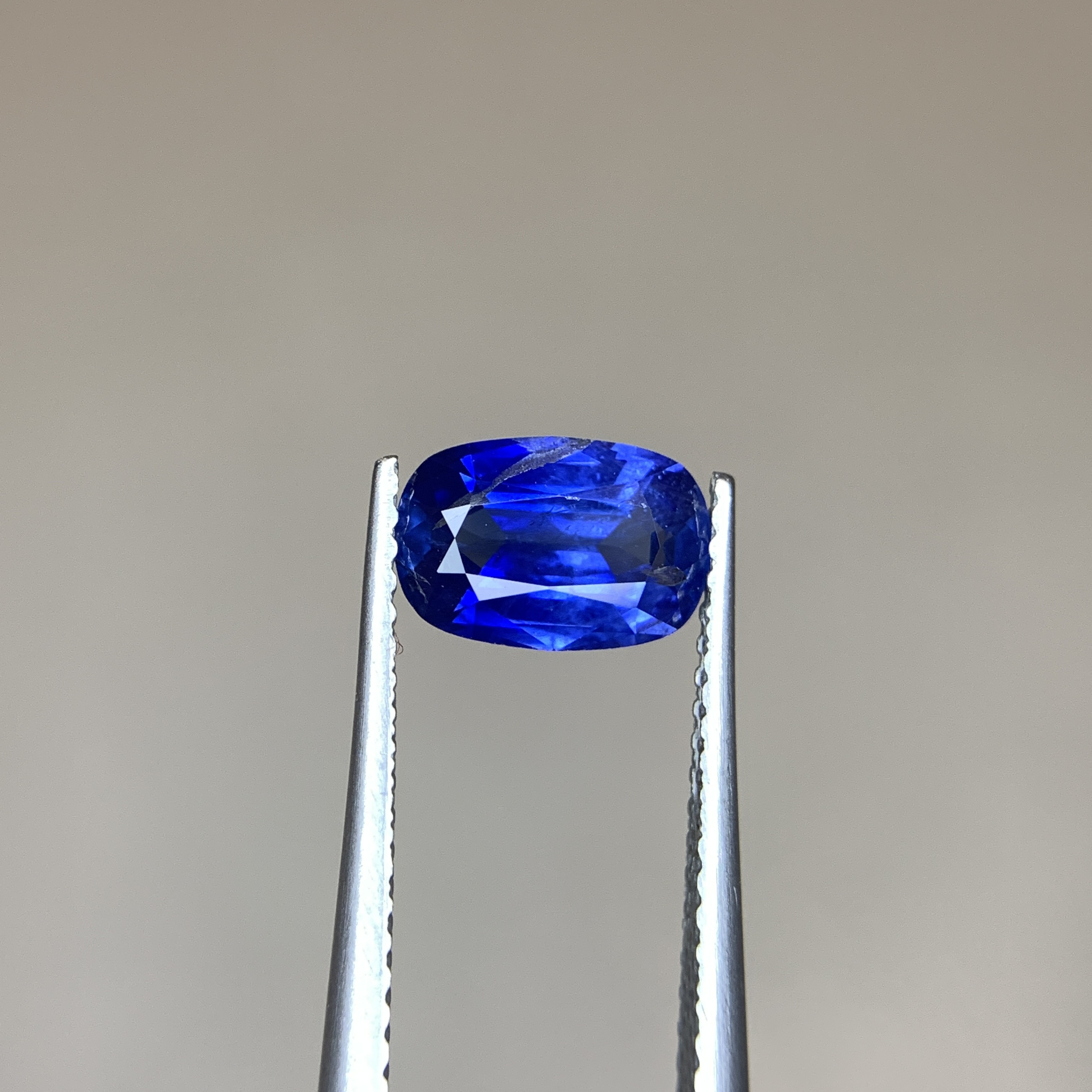 1.61 CT Natural Blue Sapphire Cushion Shape Loose Gemstone