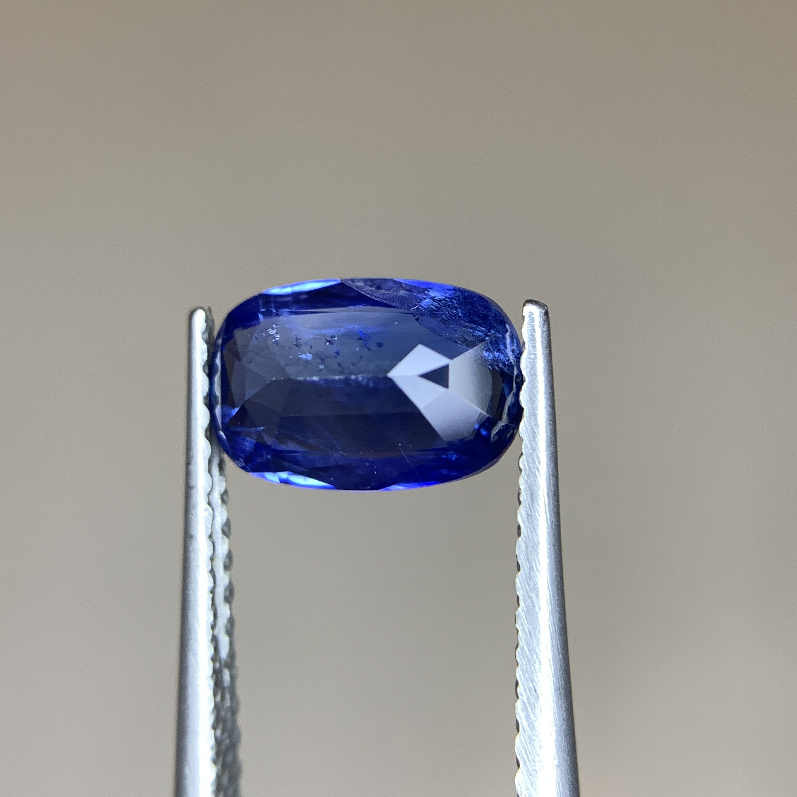 1.61 CT Natural Blue Sapphire Cushion Shape Loose Gemstone