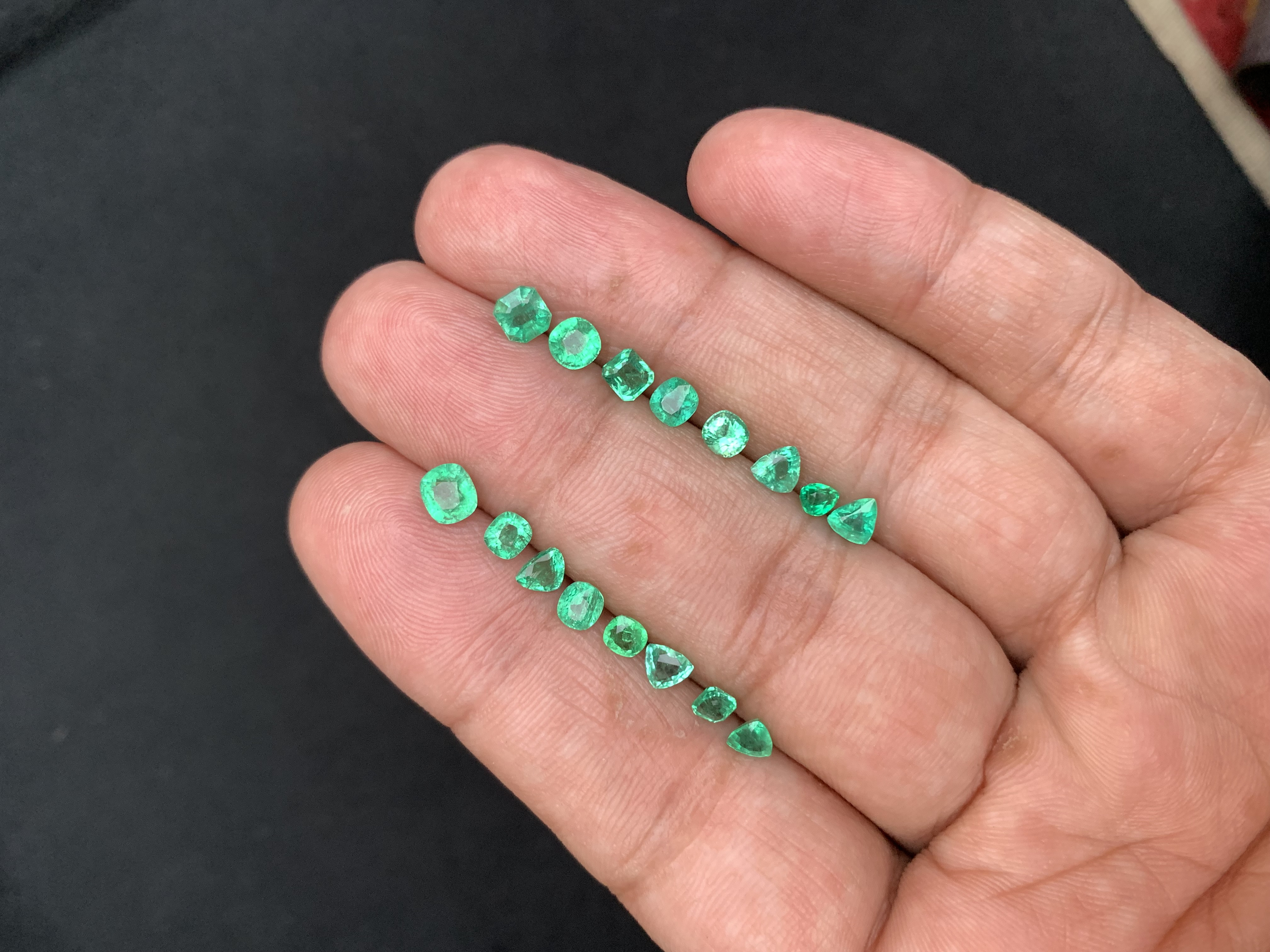 4.97 CT Natural Panjshir Emerald Lot Jewellery Size