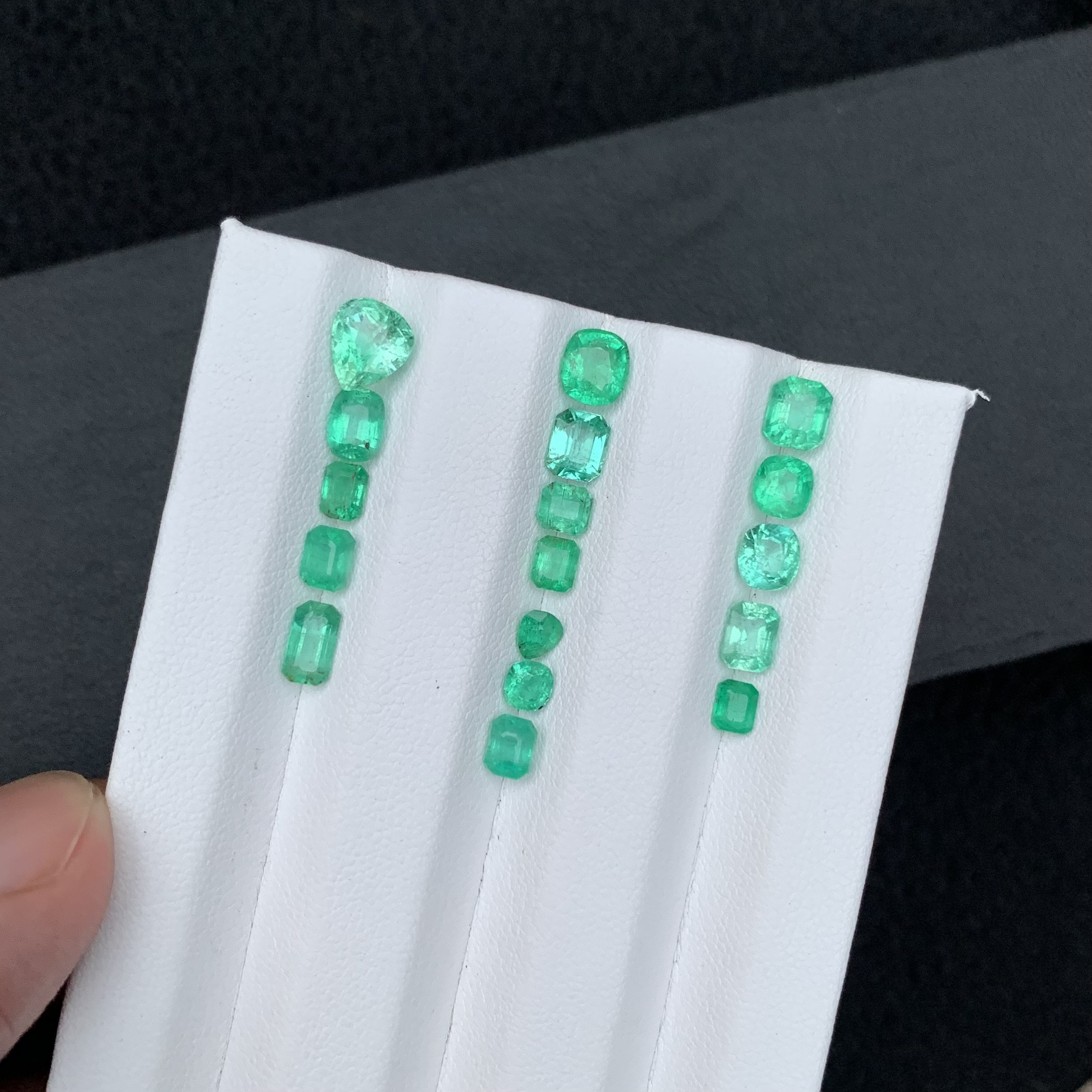 8.27 Ct Natural Panjshir Emerald Lot Jewellery Size