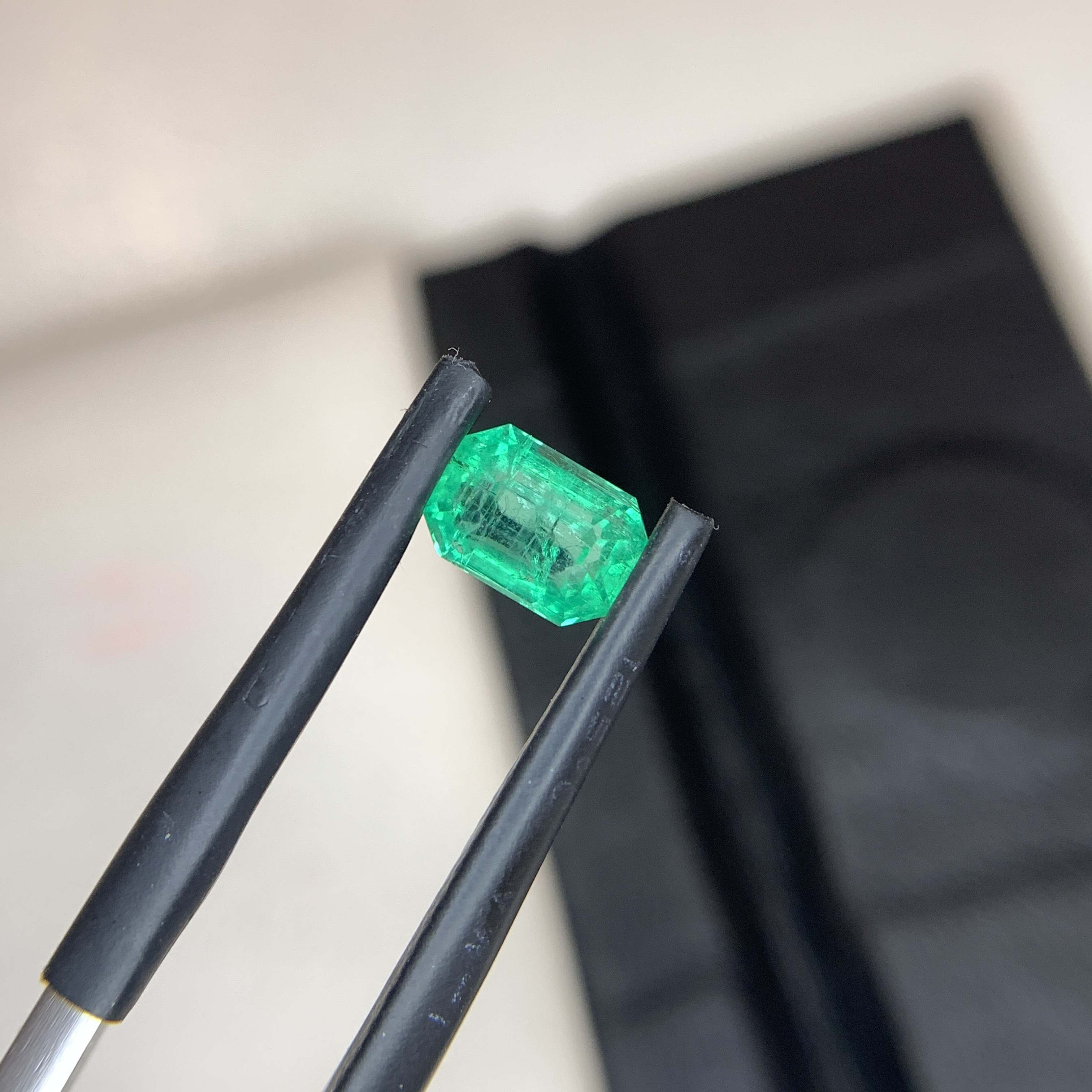 1.07 CT Natural Panjshir Emerald Octagonal Shape Loose Gemstone