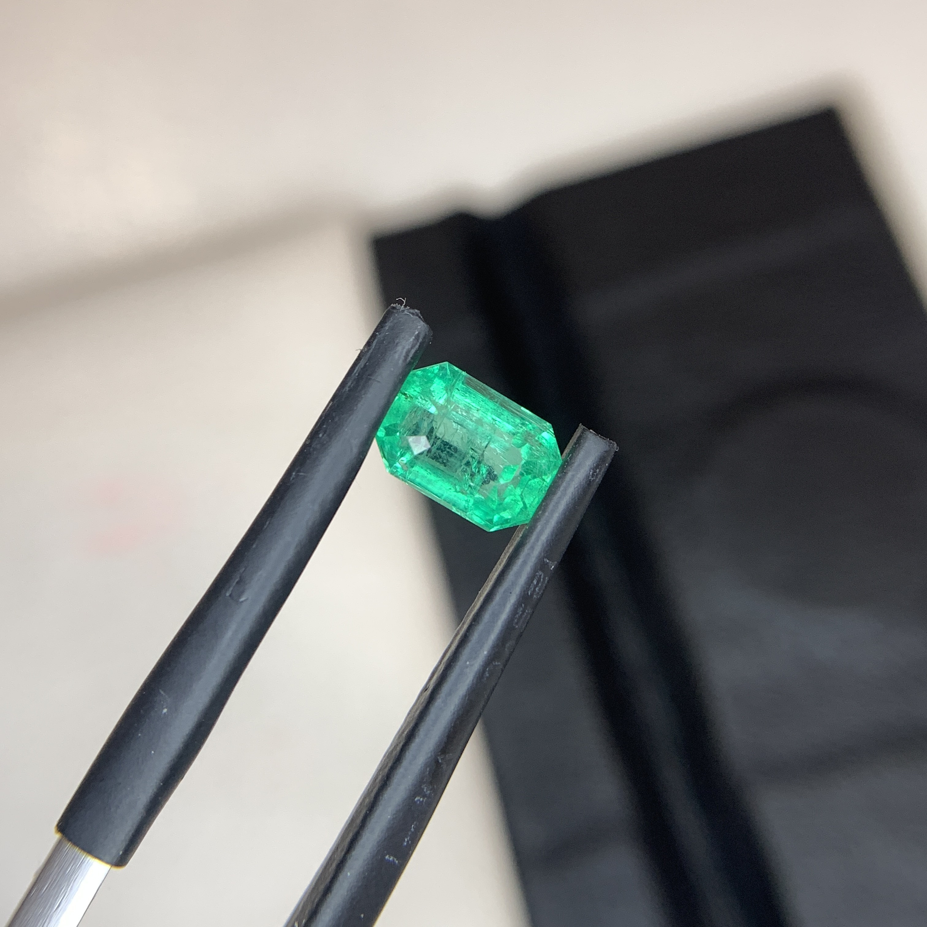 1.07 CT Natural Panjshir Emerald Octagonal Shape Loose Gemstone