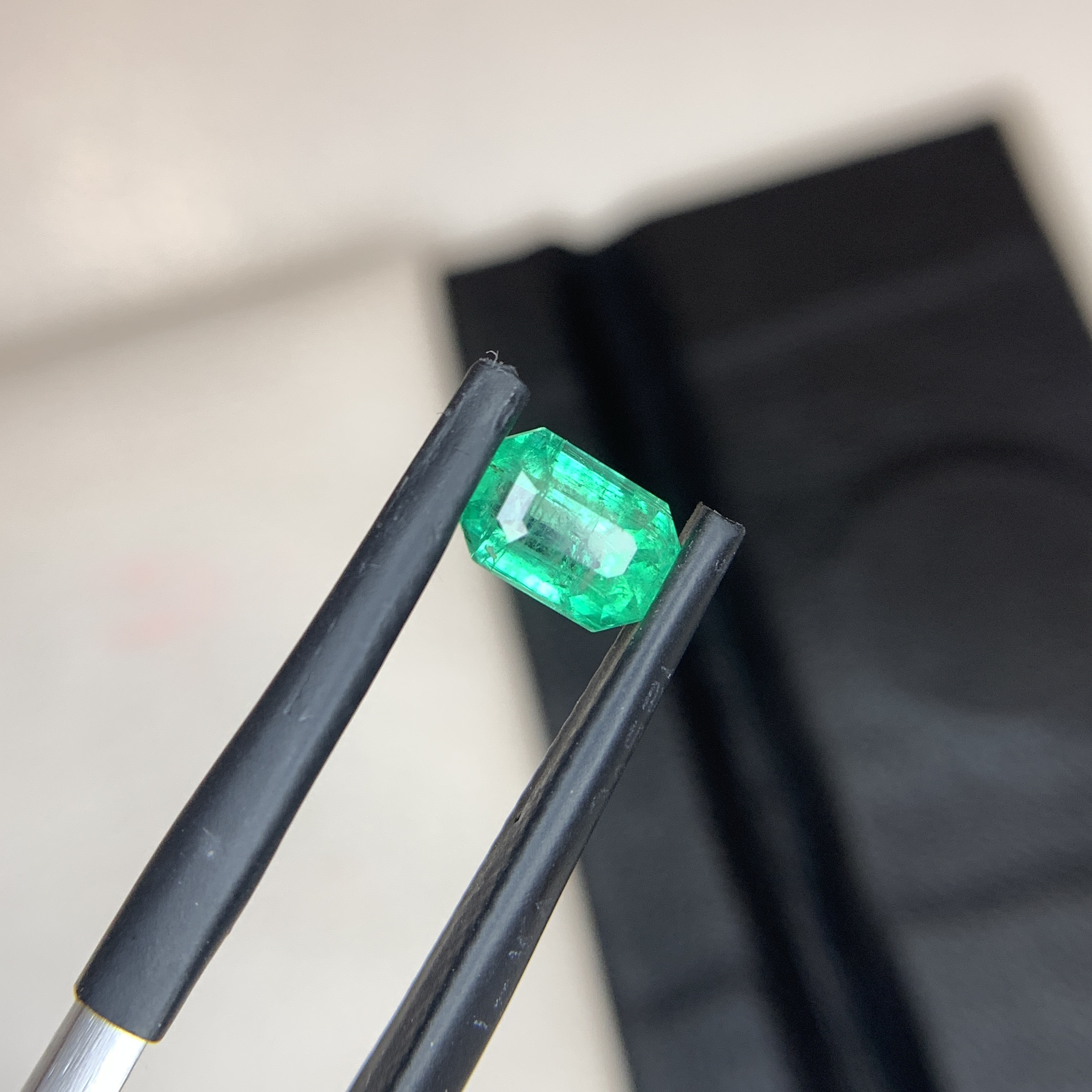 1.07 CT Natural Panjshir Emerald Octagonal Shape Loose Gemstone