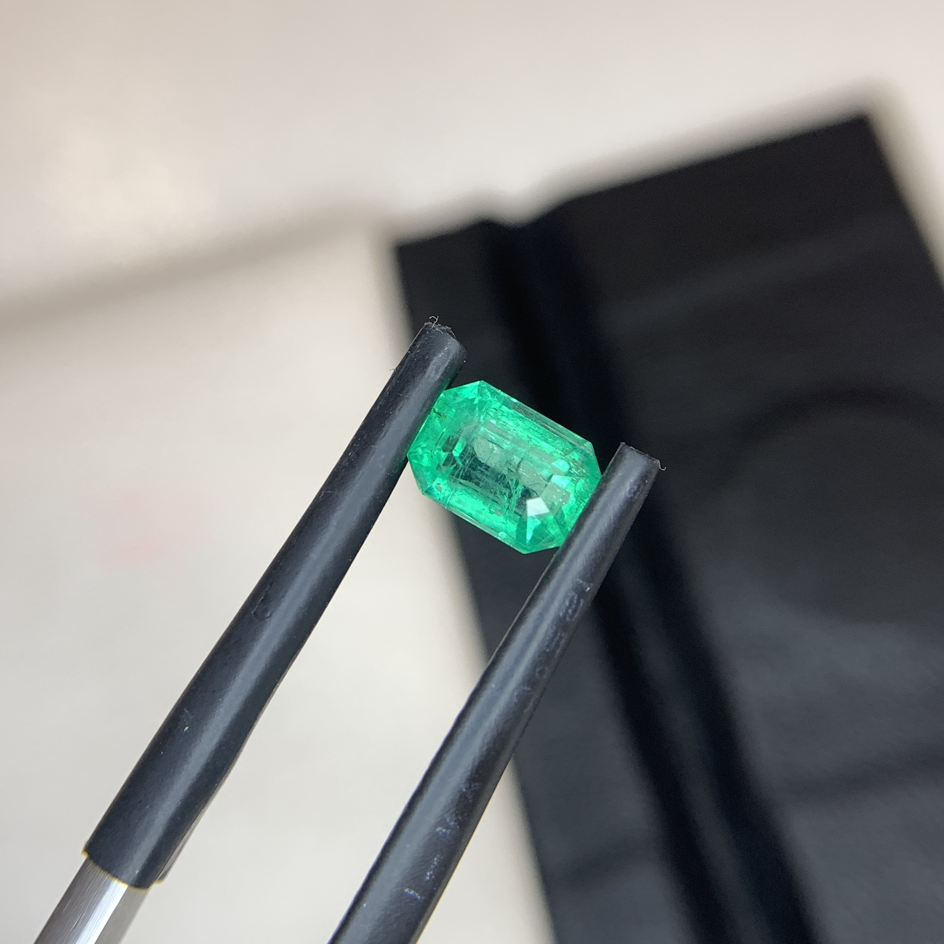 1.07 CT Natural Panjshir Emerald Octagonal Shape Loose Gemstone