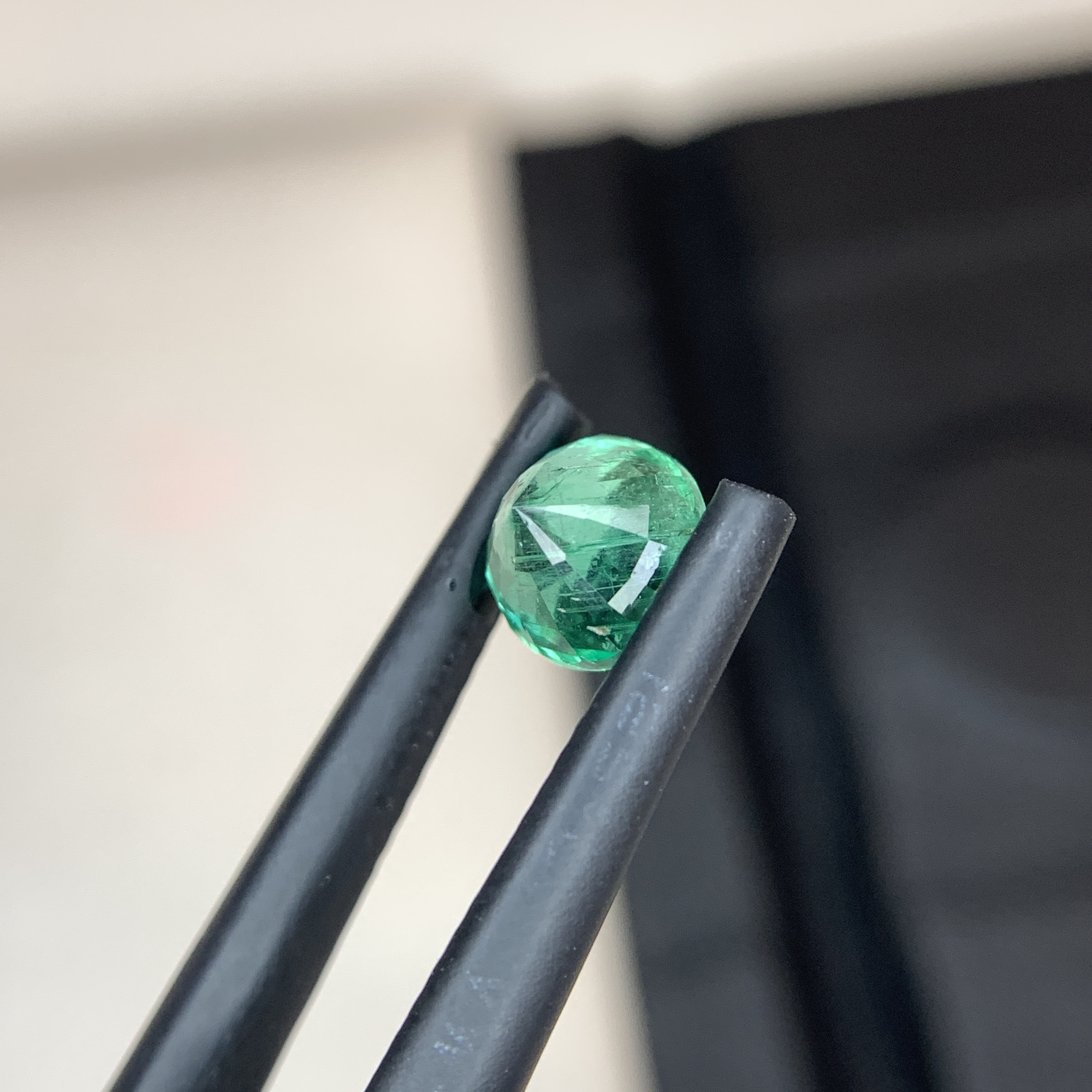 1.06 Ct Natural Panjshir Emerald Oval Shape Loose Gemstone