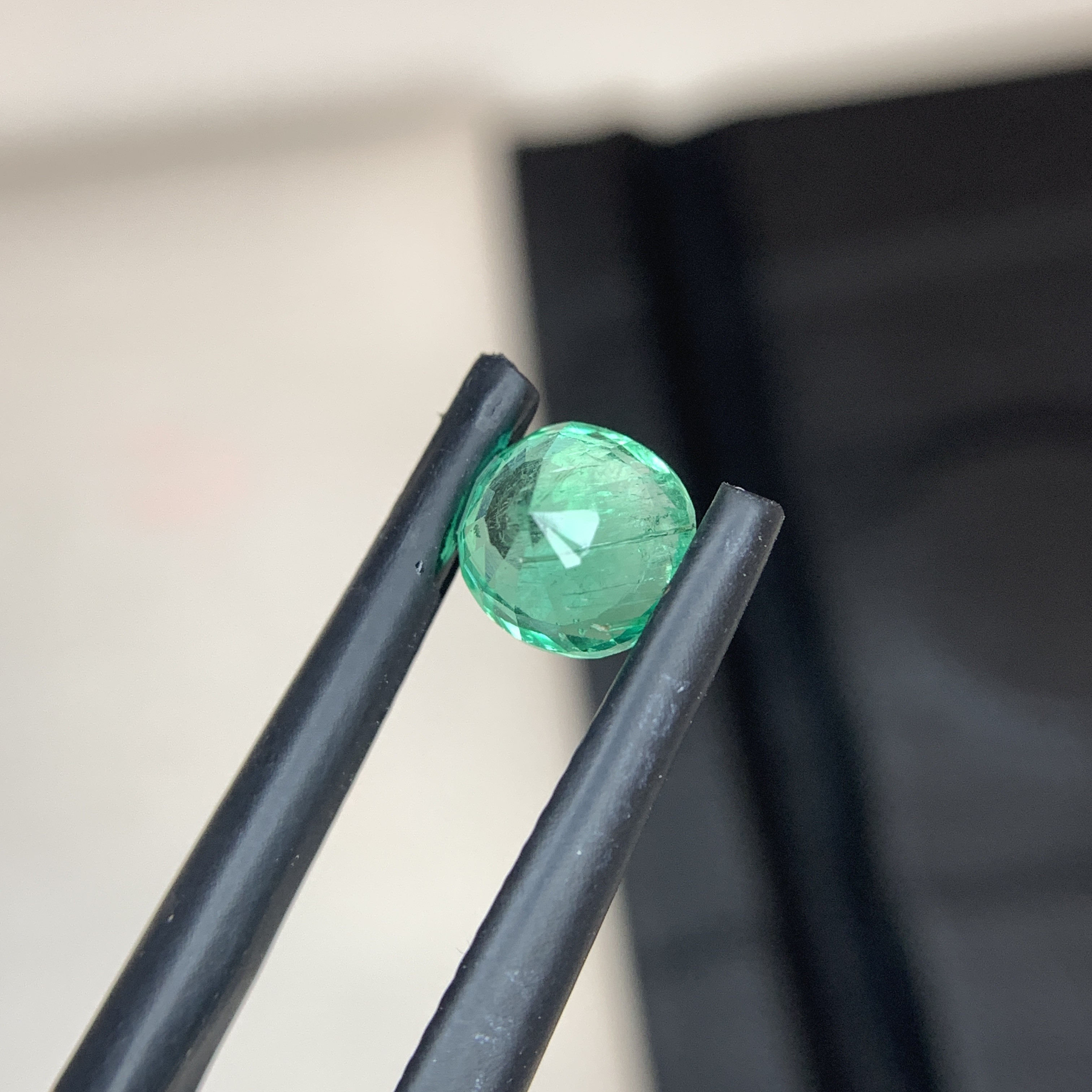 1.06 Ct Natural Panjshir Emerald Oval Shape Loose Gemstone