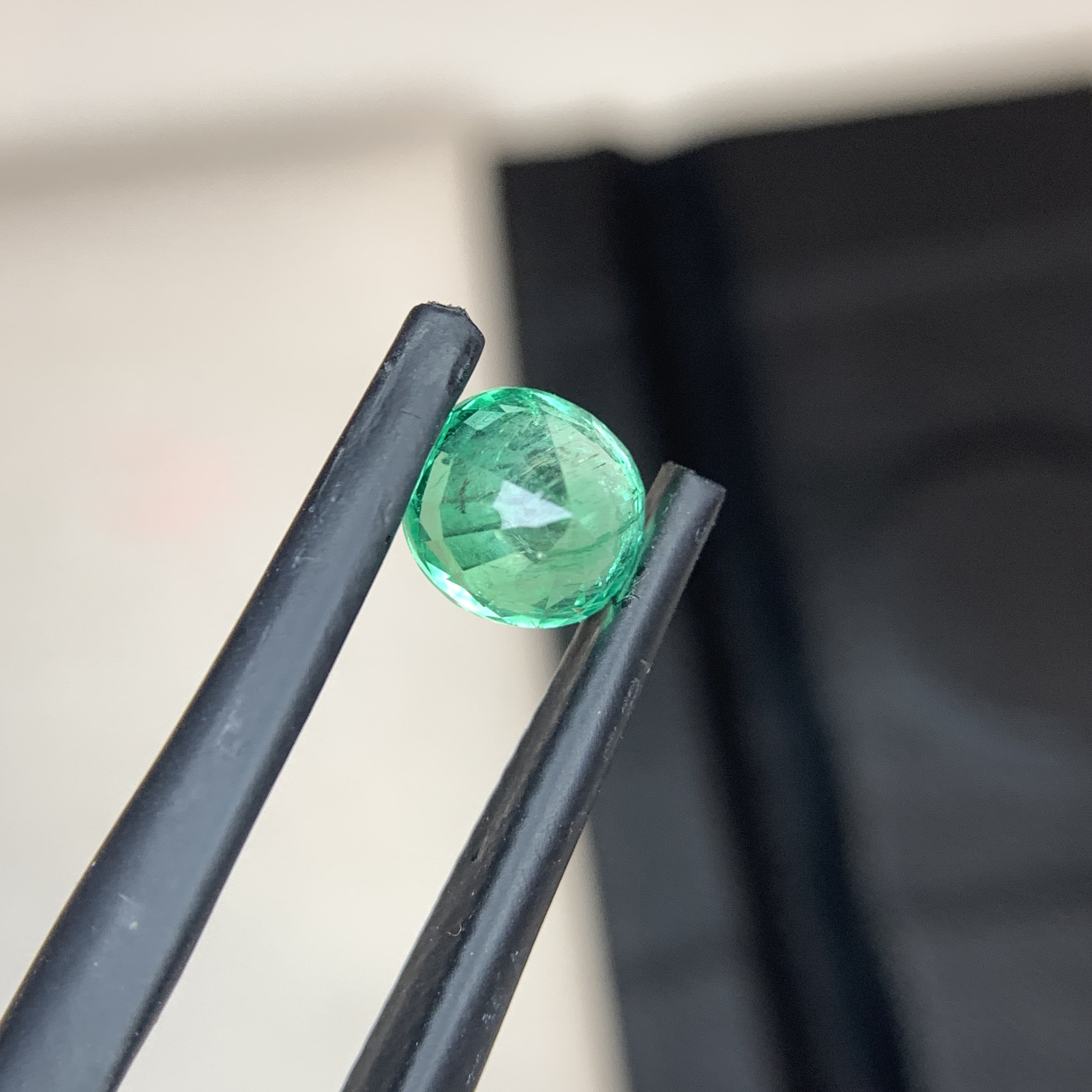 1.06 Ct Natural Panjshir Emerald Oval Shape Loose Gemstone