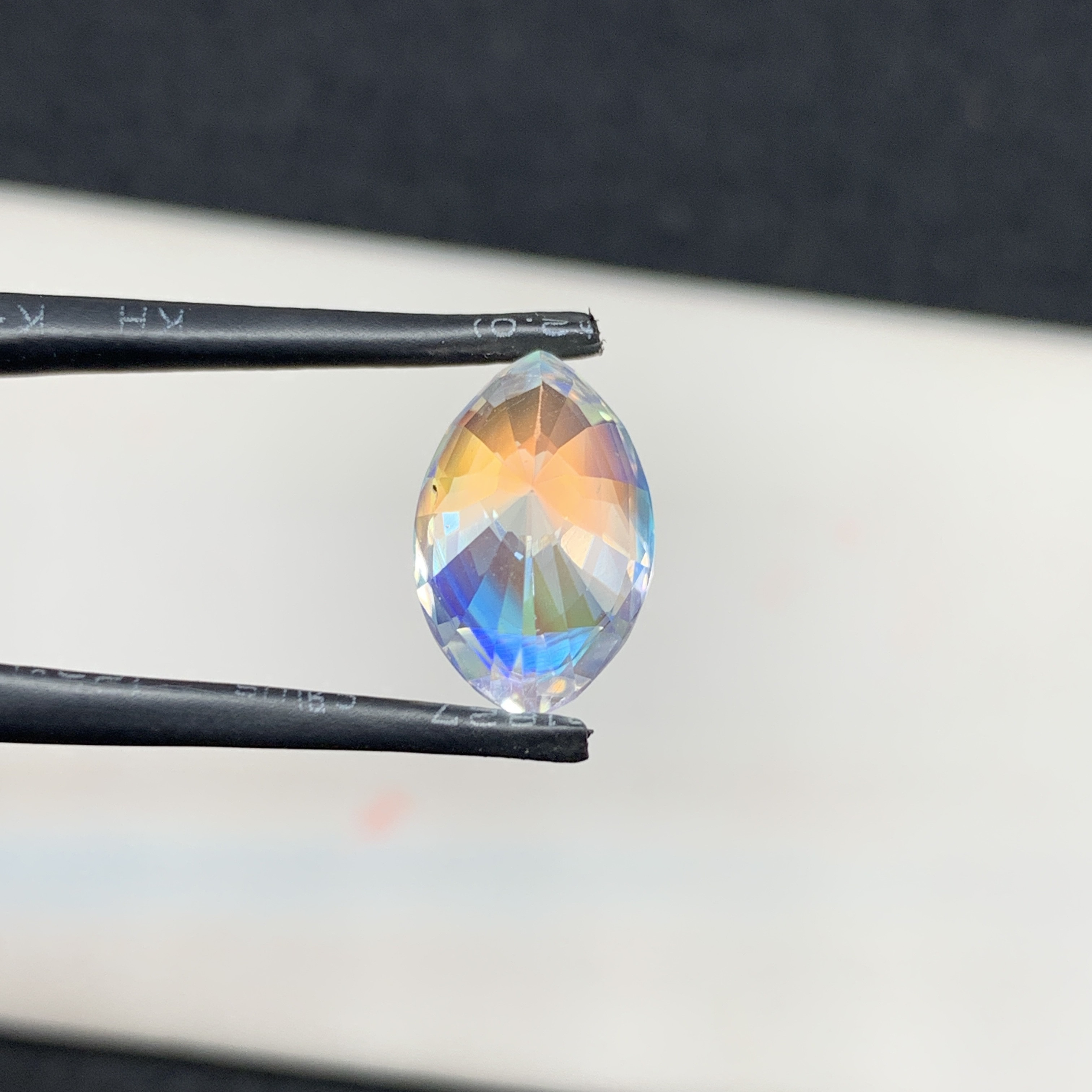 4.70 CT Natural Rainbow Moonstone Marquise Shape Loose Gemstone