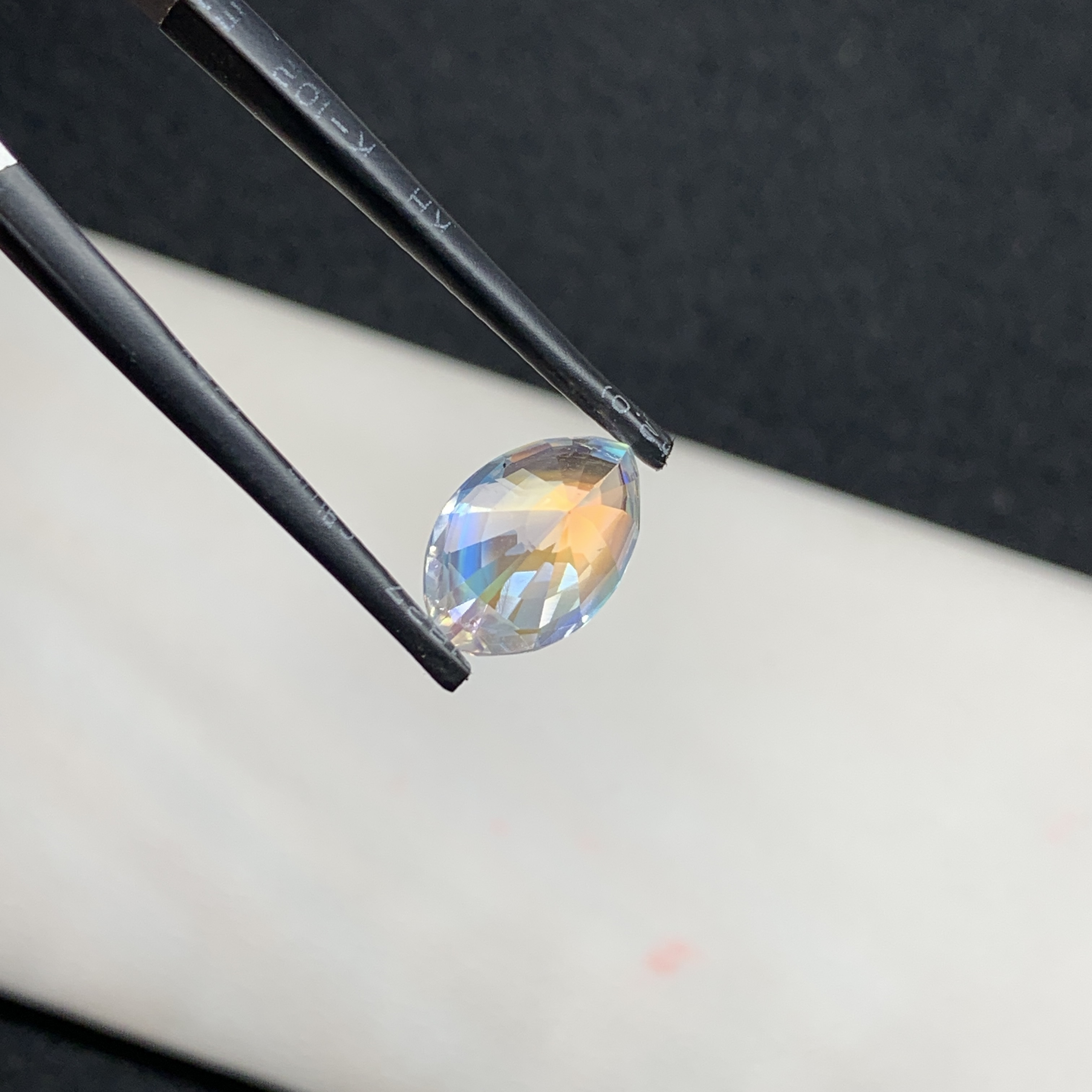 4.70 CT Natural Rainbow Moonstone Marquise Shape Loose Gemstone