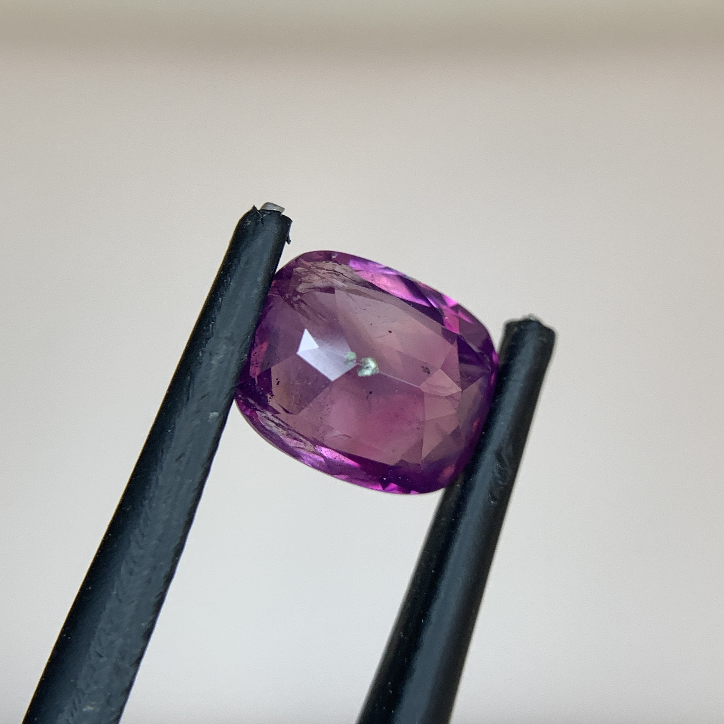 3.21 CT Natural Purple Kashmir Sapphire Cushion Shape