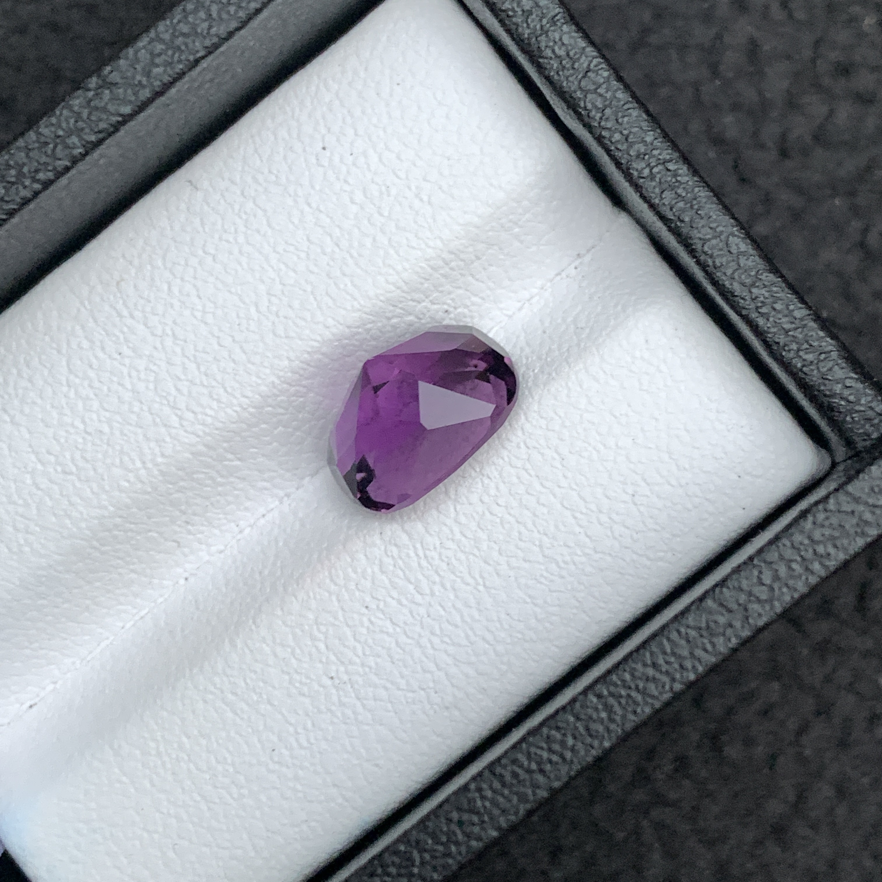 3.89 CT Natural Purple Amethyst Fancy Cut Cushion Shape
