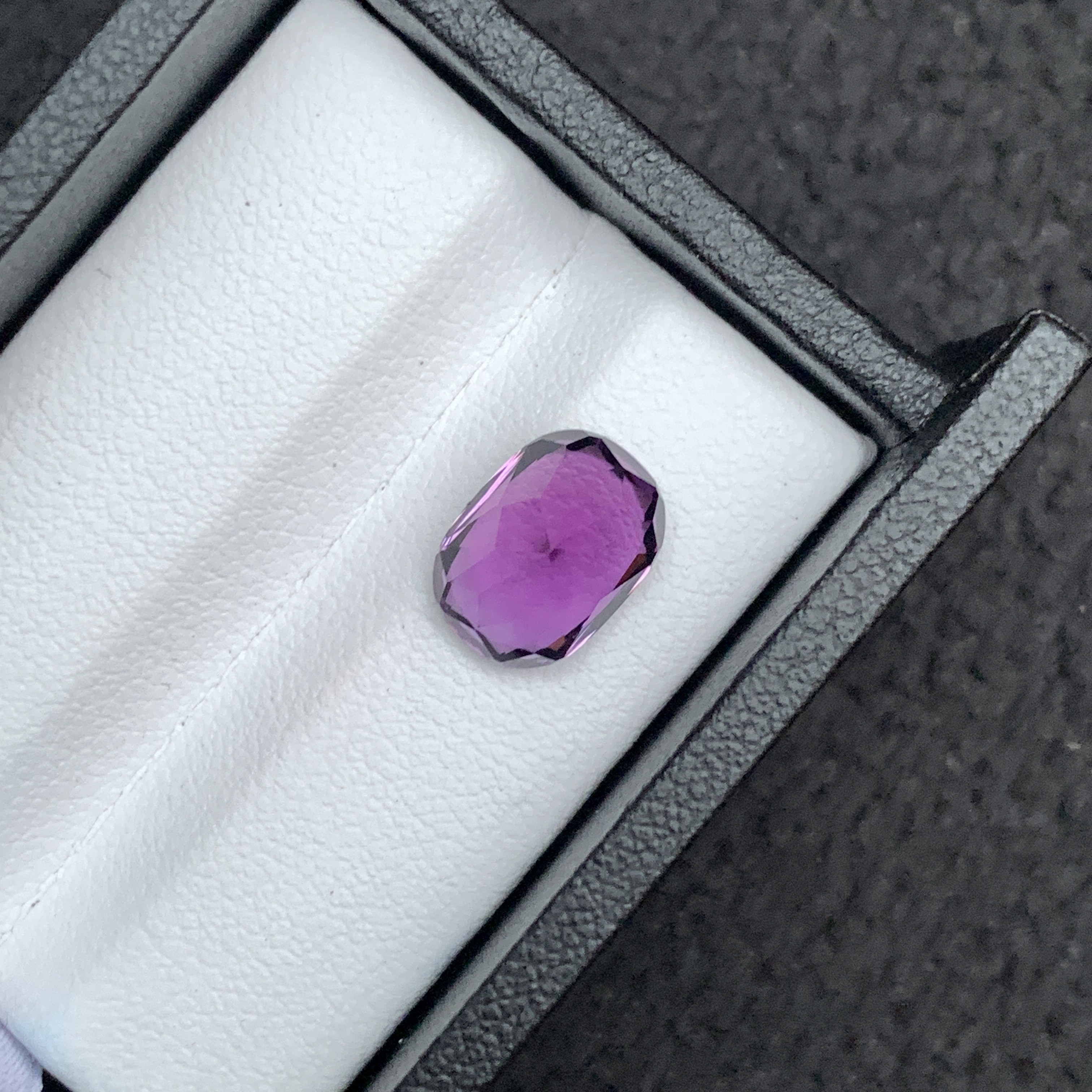 3.89 CT Natural Purple Amethyst Fancy Cut Cushion Shape