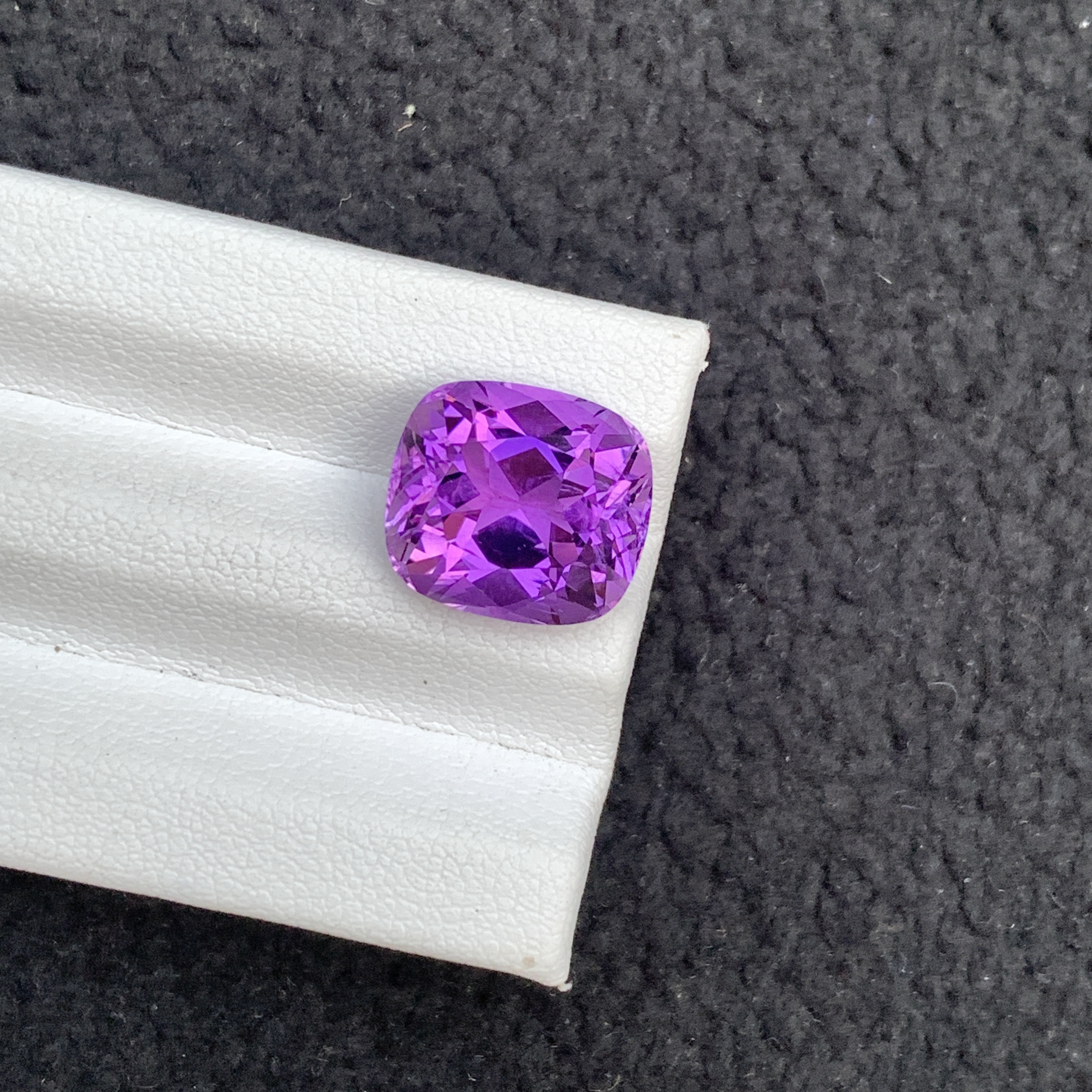 7.73 CT Natural Purple Amethyst Cushion Shape