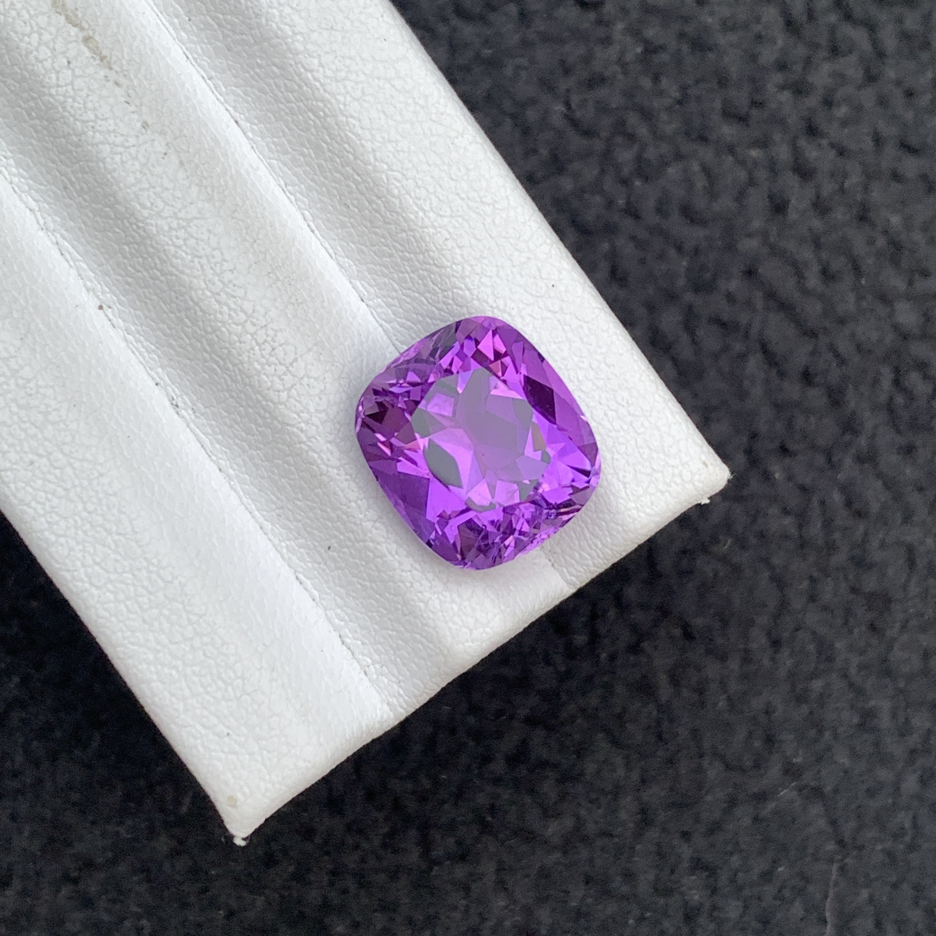7.73 CT Natural Purple Amethyst Cushion Shape
