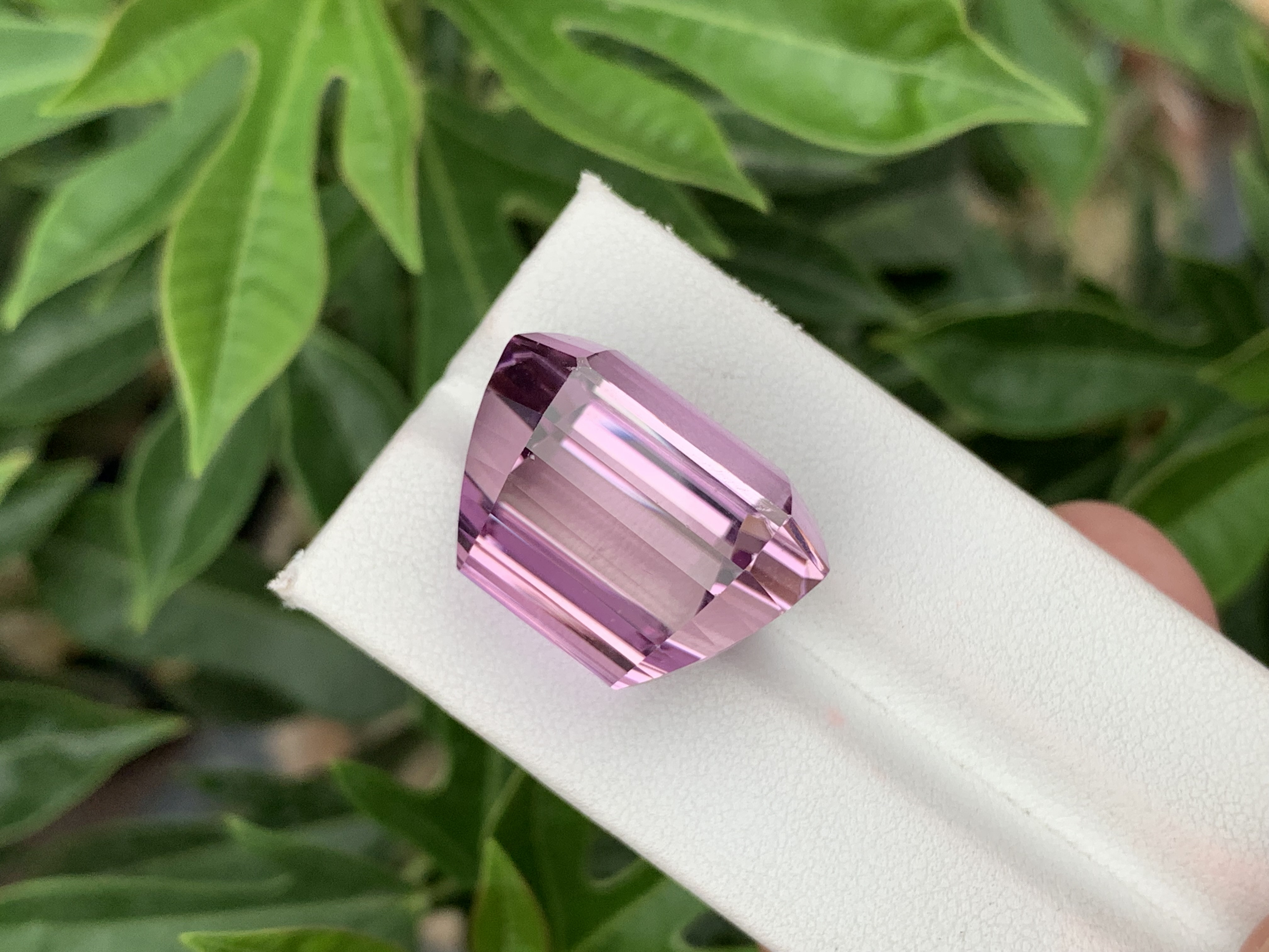 63.07 CT Natural Pinkish Purple Kunzite Octagonal Shape