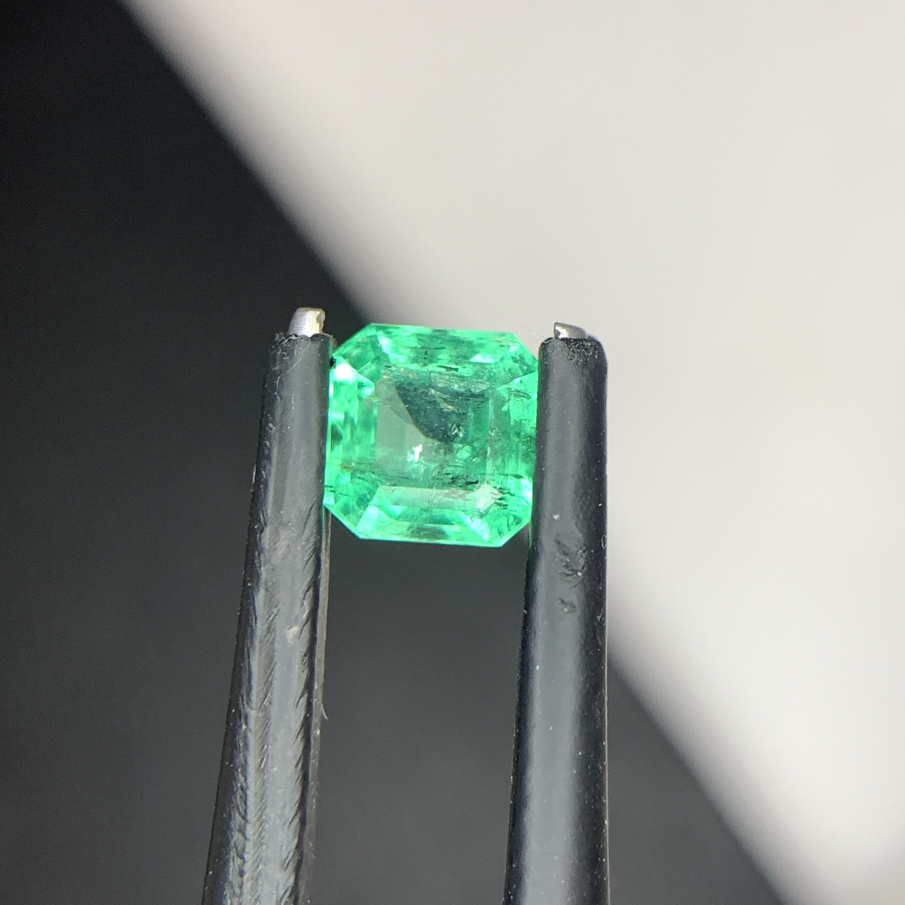 0.78 CT Natural Panjshir Emerald Asscher Shape