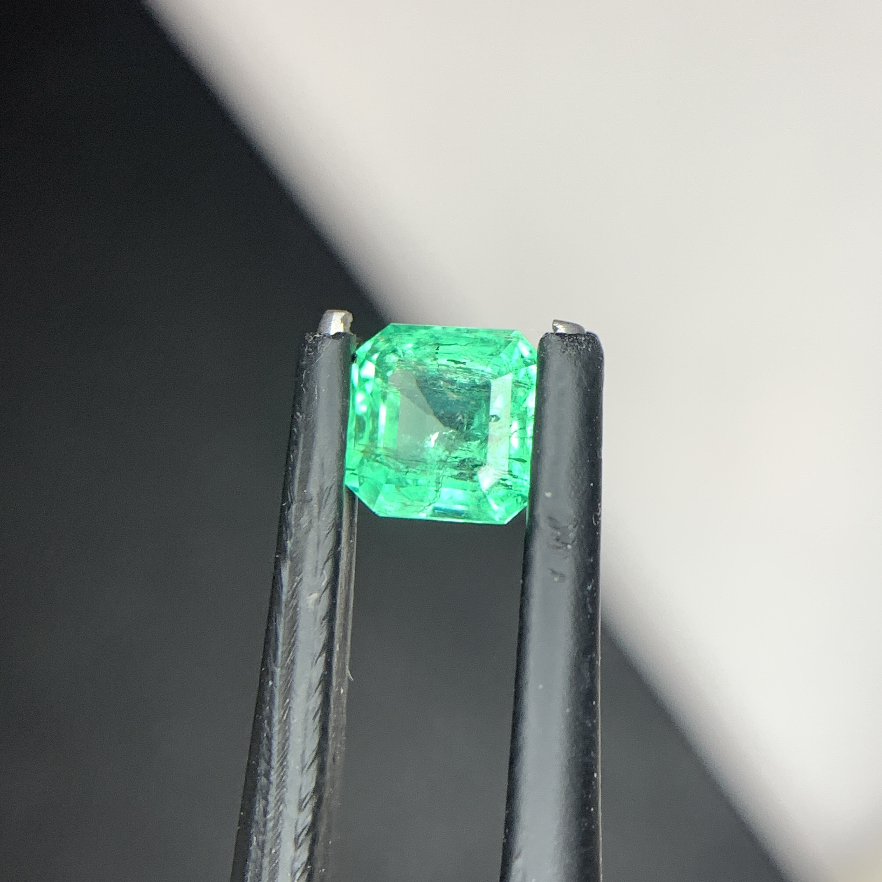 0.78 CT Natural Panjshir Emerald Asscher Shape