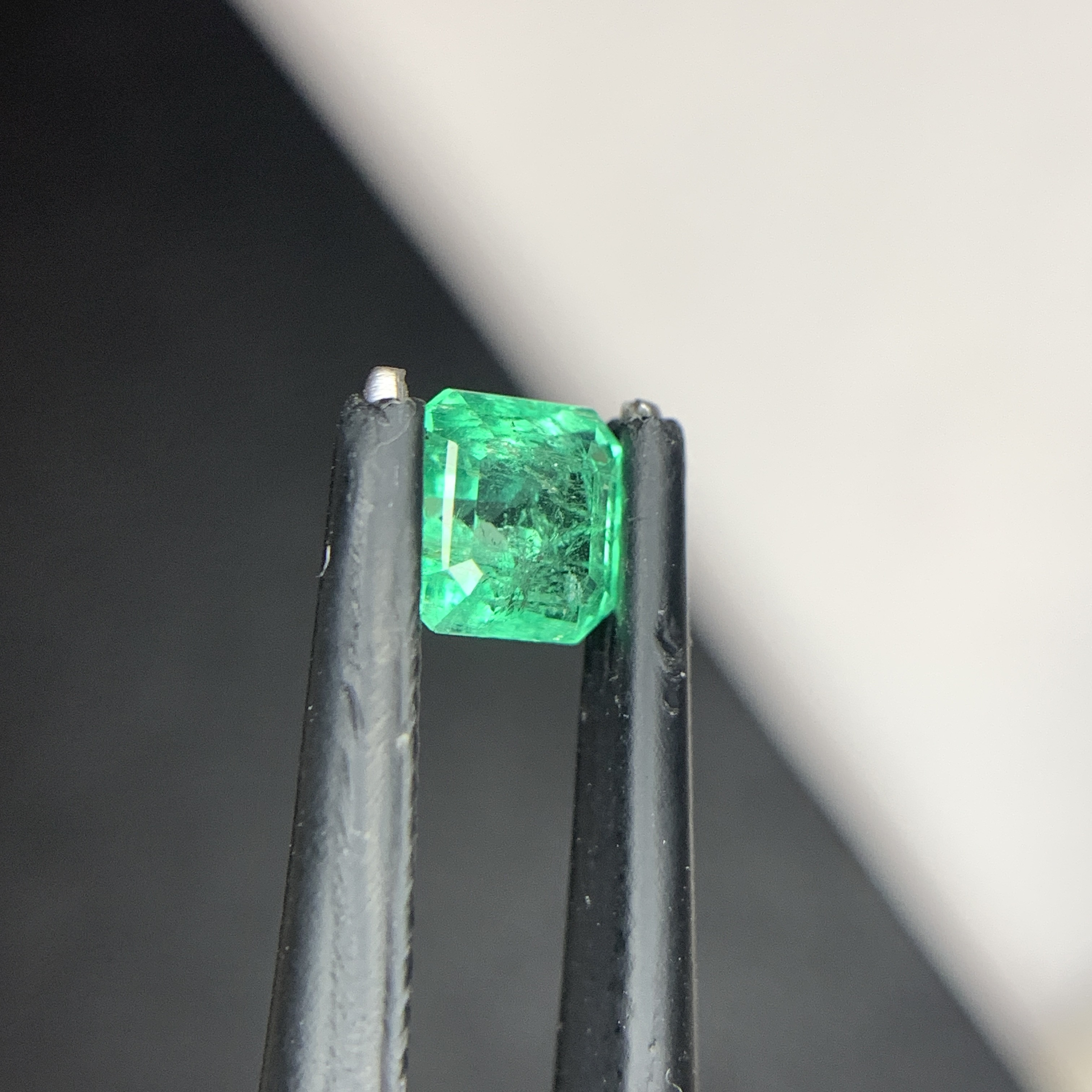 0.78 CT Natural Panjshir Emerald Asscher Shape