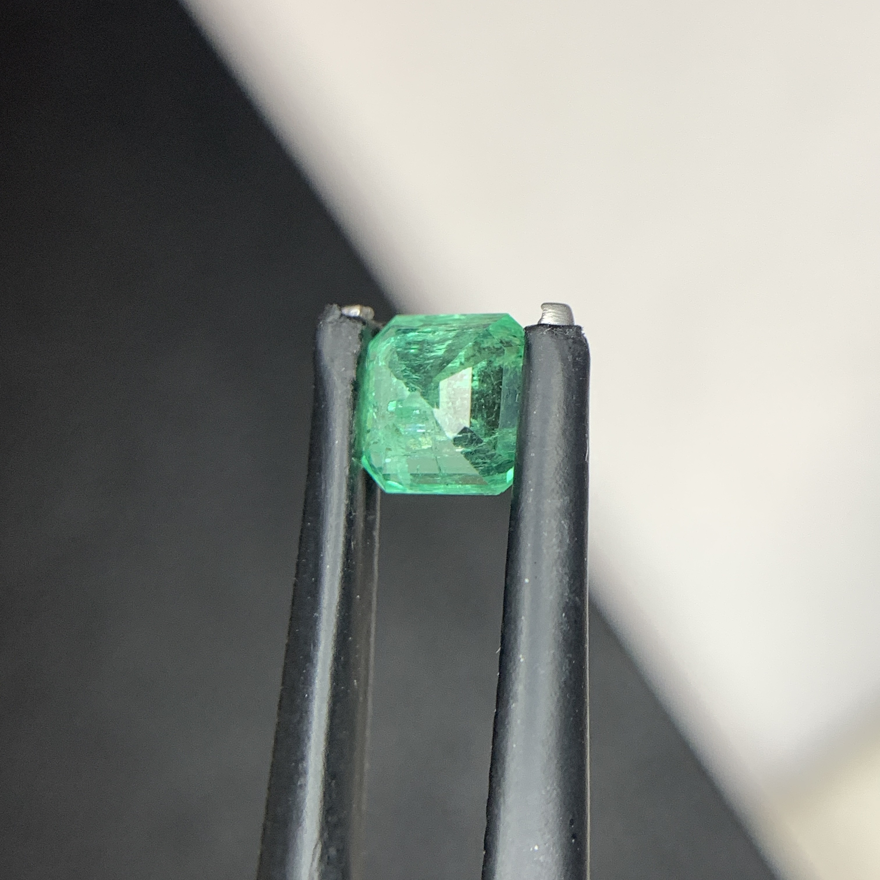 0.78 CT Natural Panjshir Emerald Asscher Shape