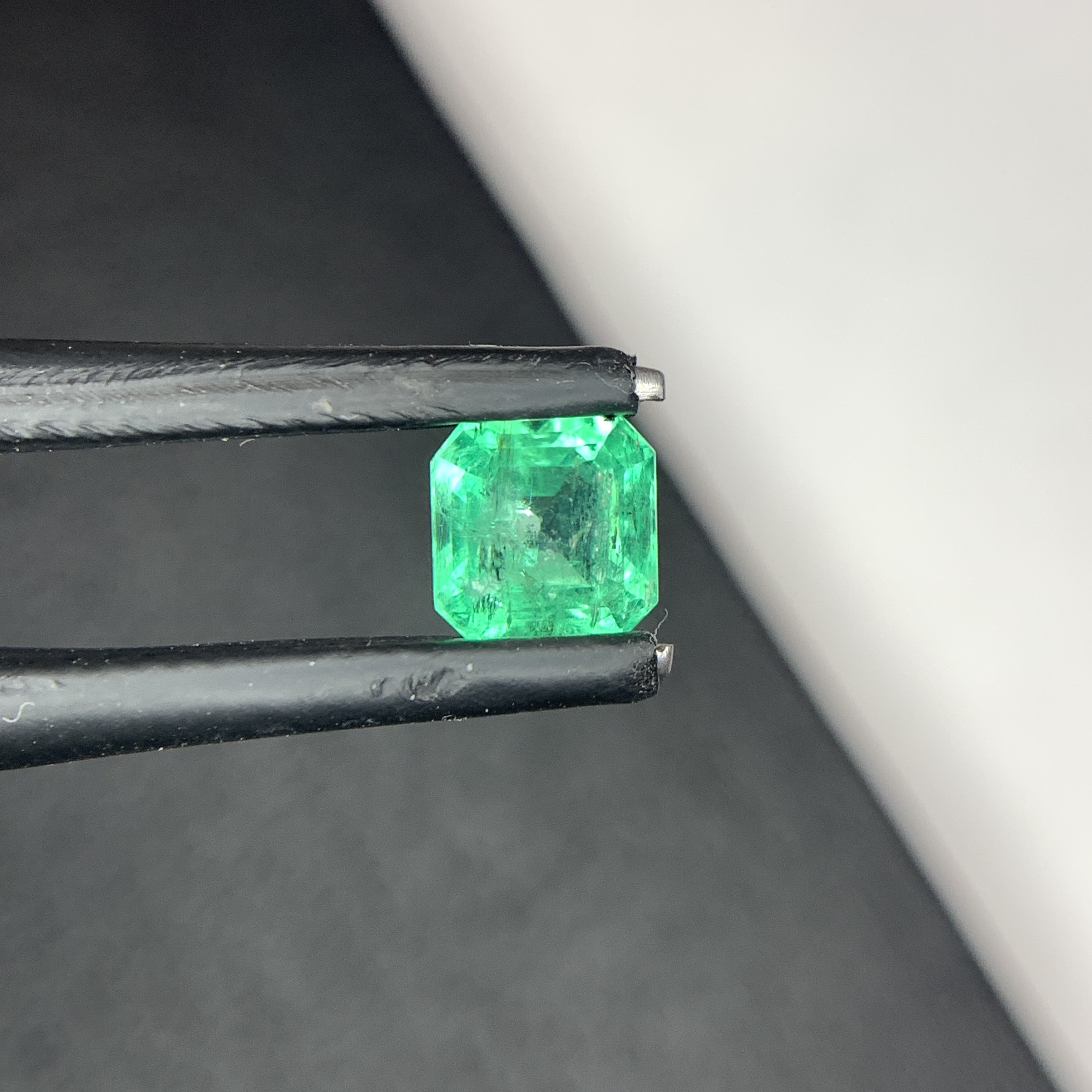 0.78 CT Natural Panjshir Emerald Asscher Shape