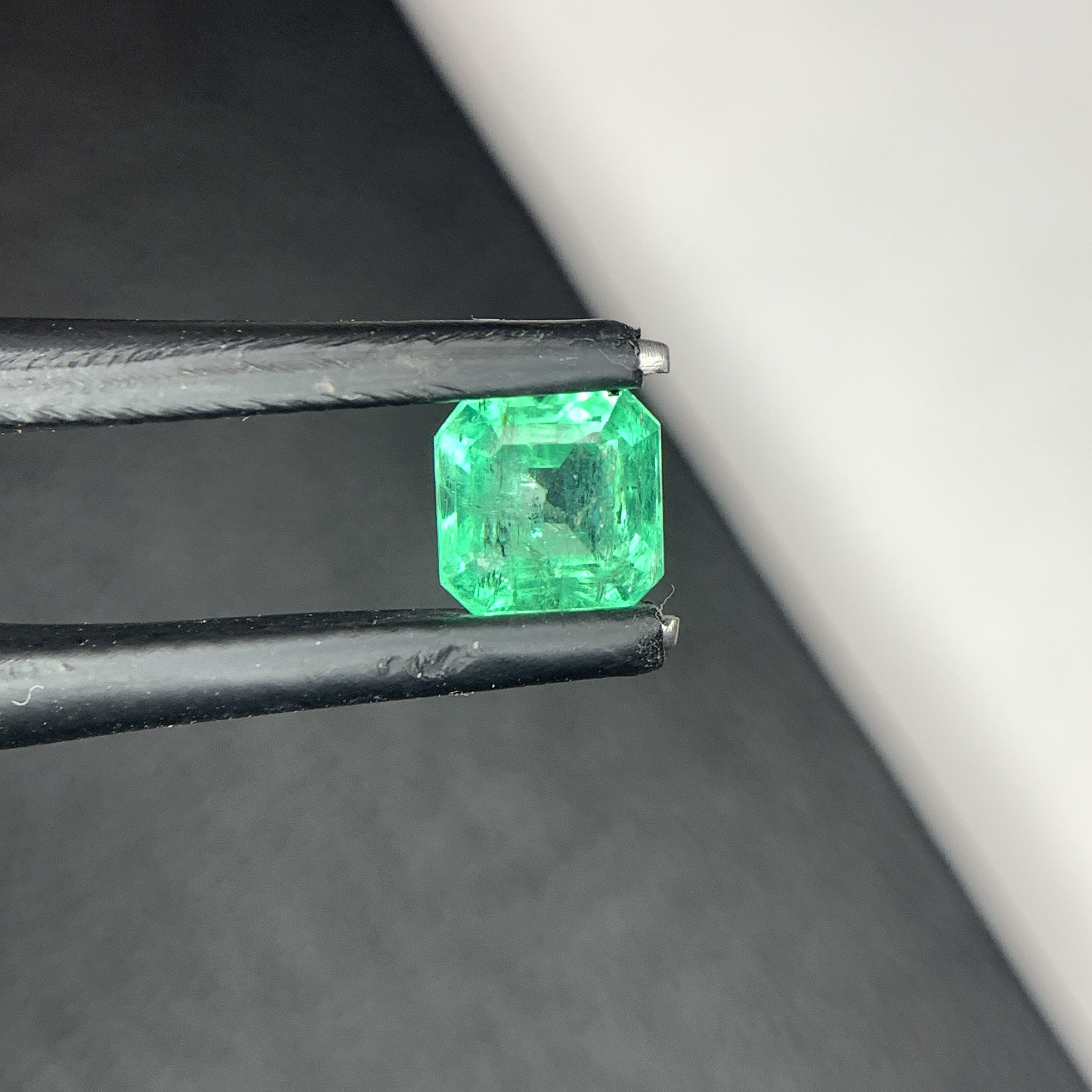 0.78 CT Natural Panjshir Emerald Asscher Shape
