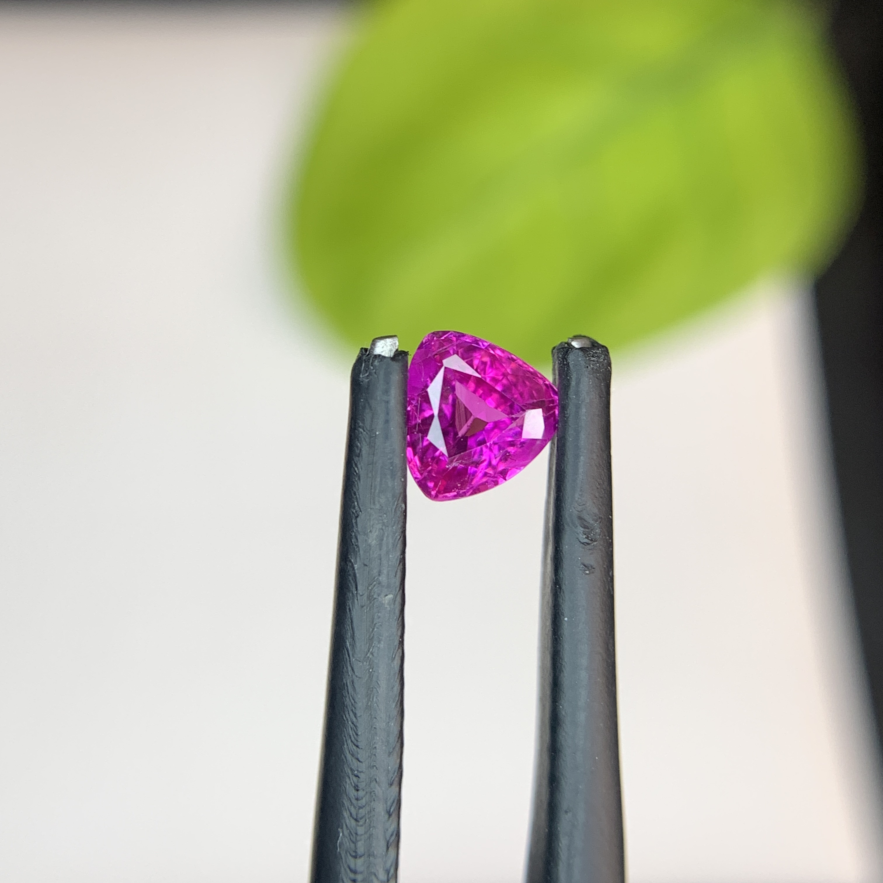 0.53 Ct Natural Sapphire Trillion Shape Loose Gemstone from Afghanistan