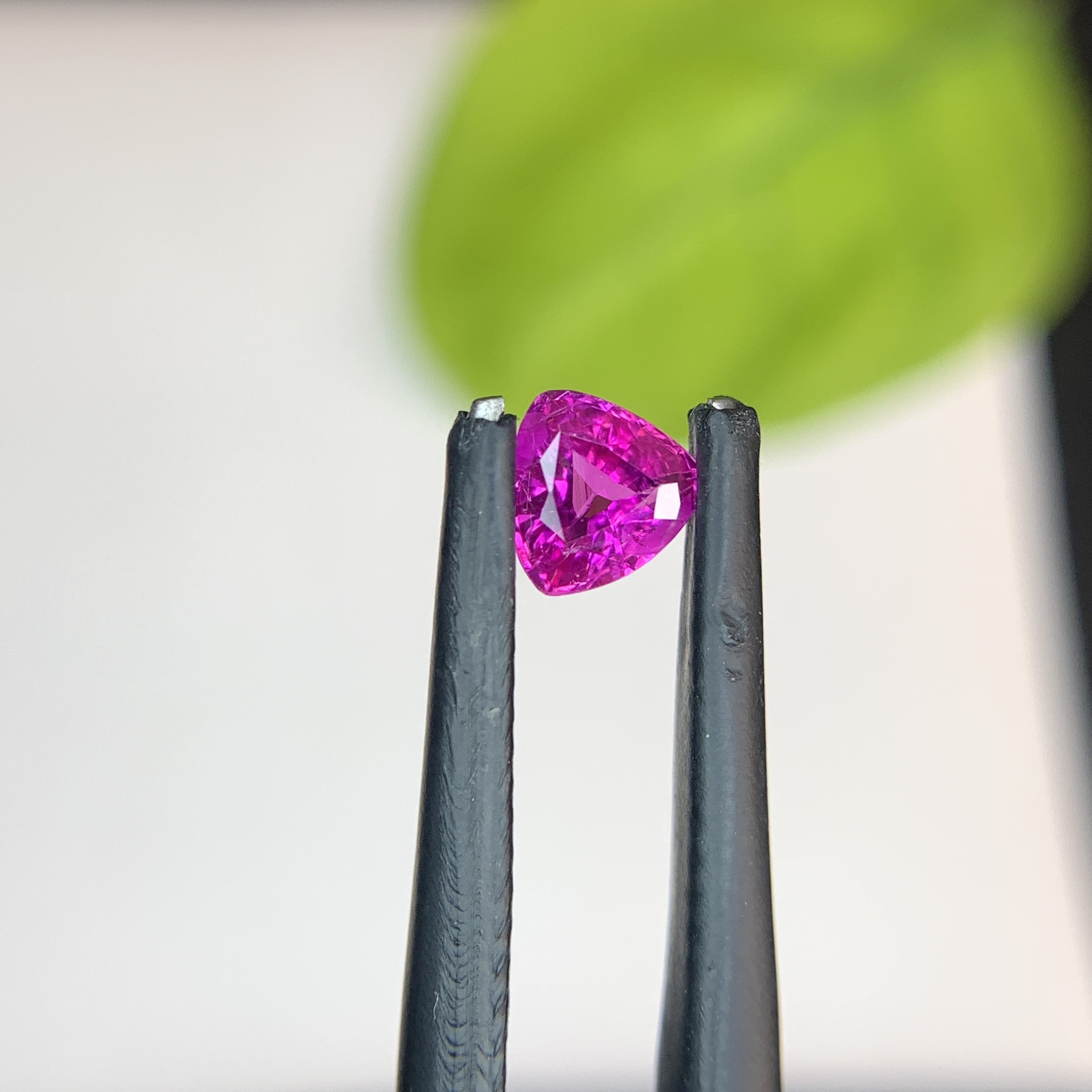 0.53 Ct Natural Sapphire Trillion Shape Loose Gemstone from Afghanistan