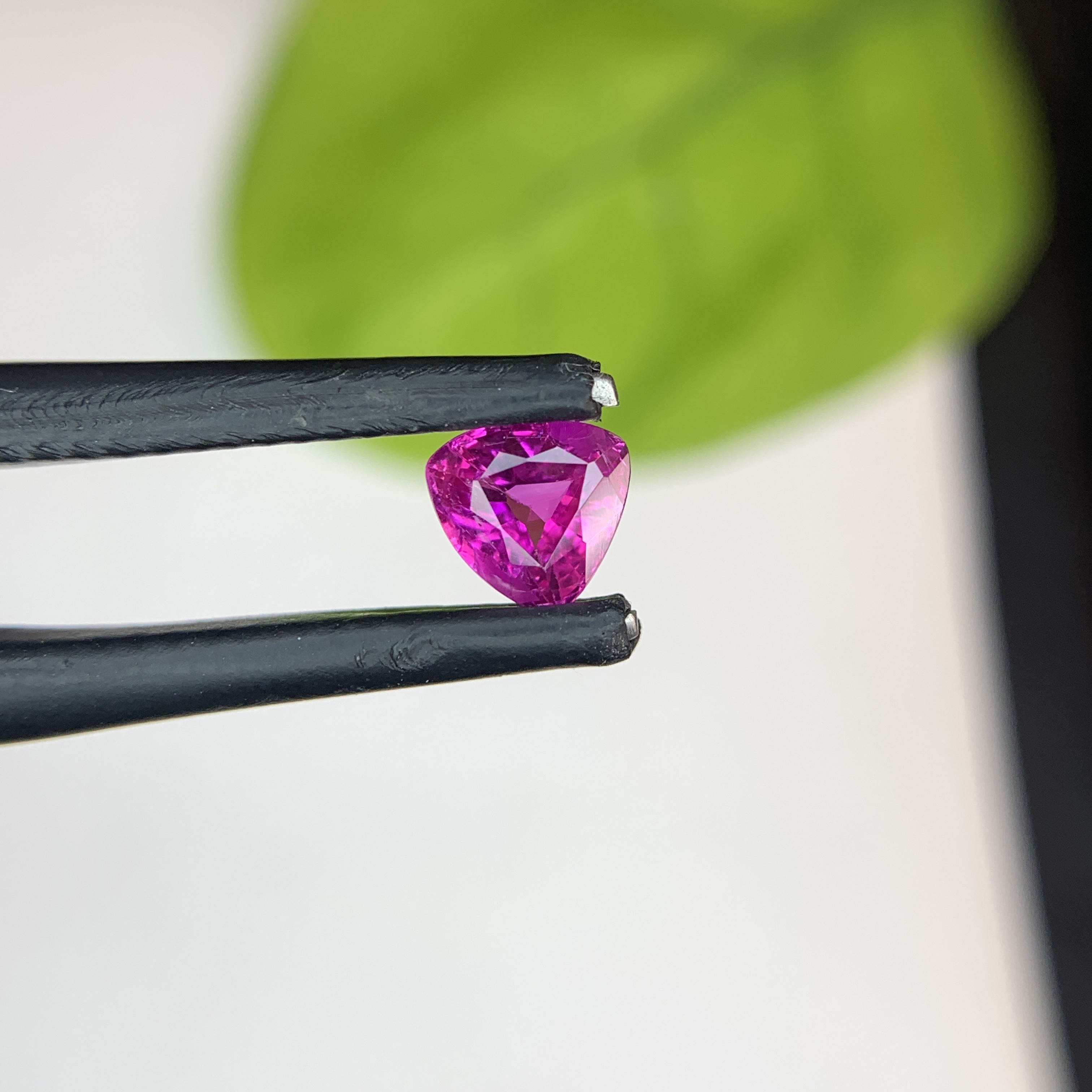 0.53 Ct Natural Sapphire Trillion Shape Loose Gemstone from Afghanistan