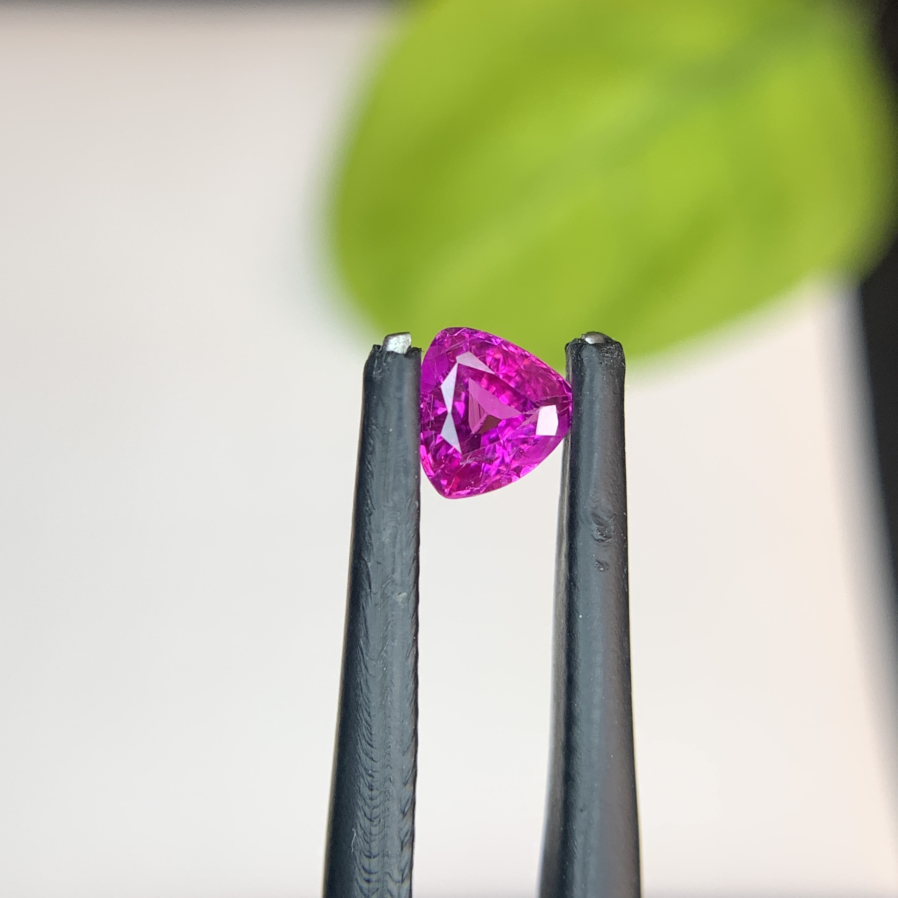 0.53 Ct Natural Sapphire Trillion Shape Loose Gemstone from Afghanistan