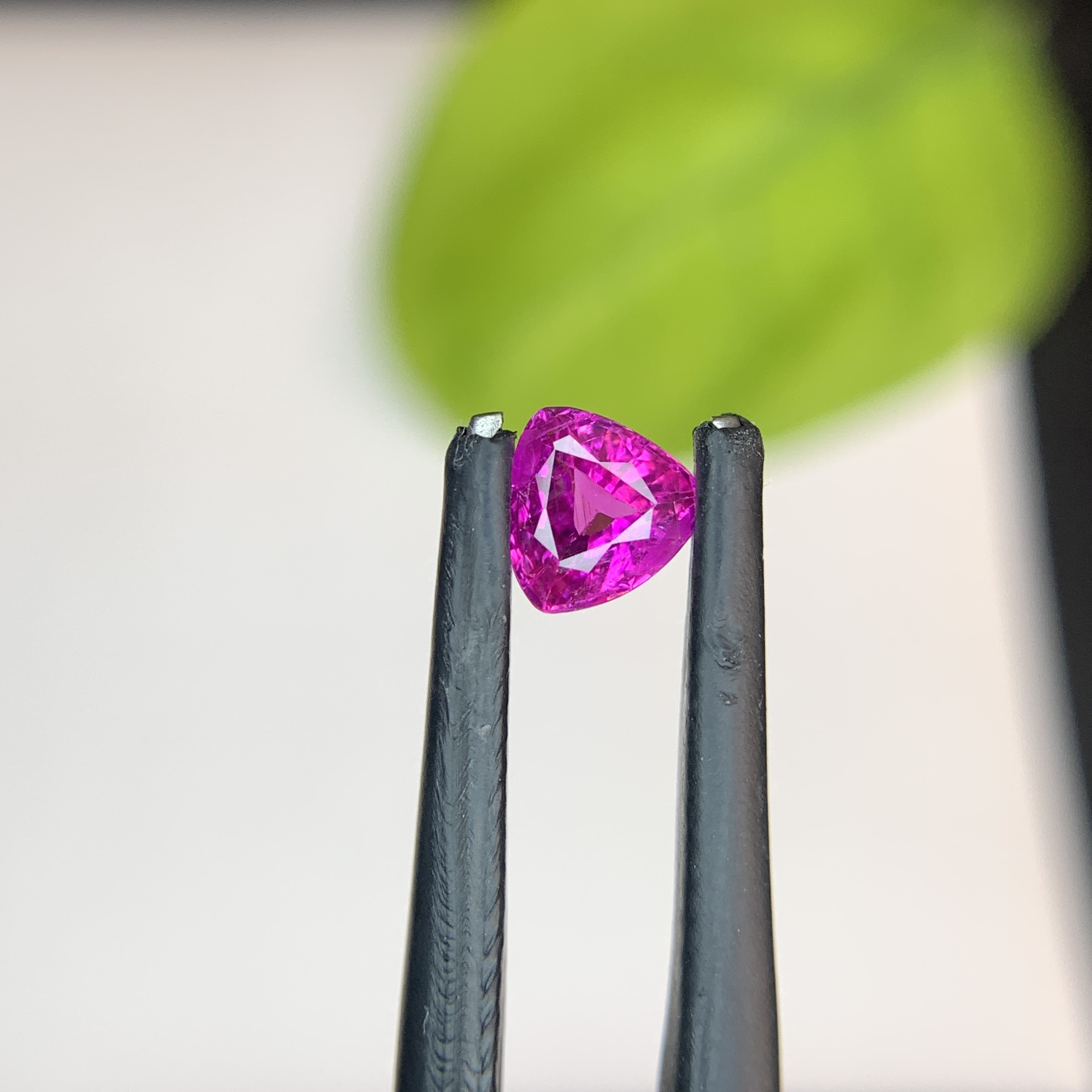 0.53 Ct Natural Sapphire Trillion Shape Loose Gemstone from Afghanistan