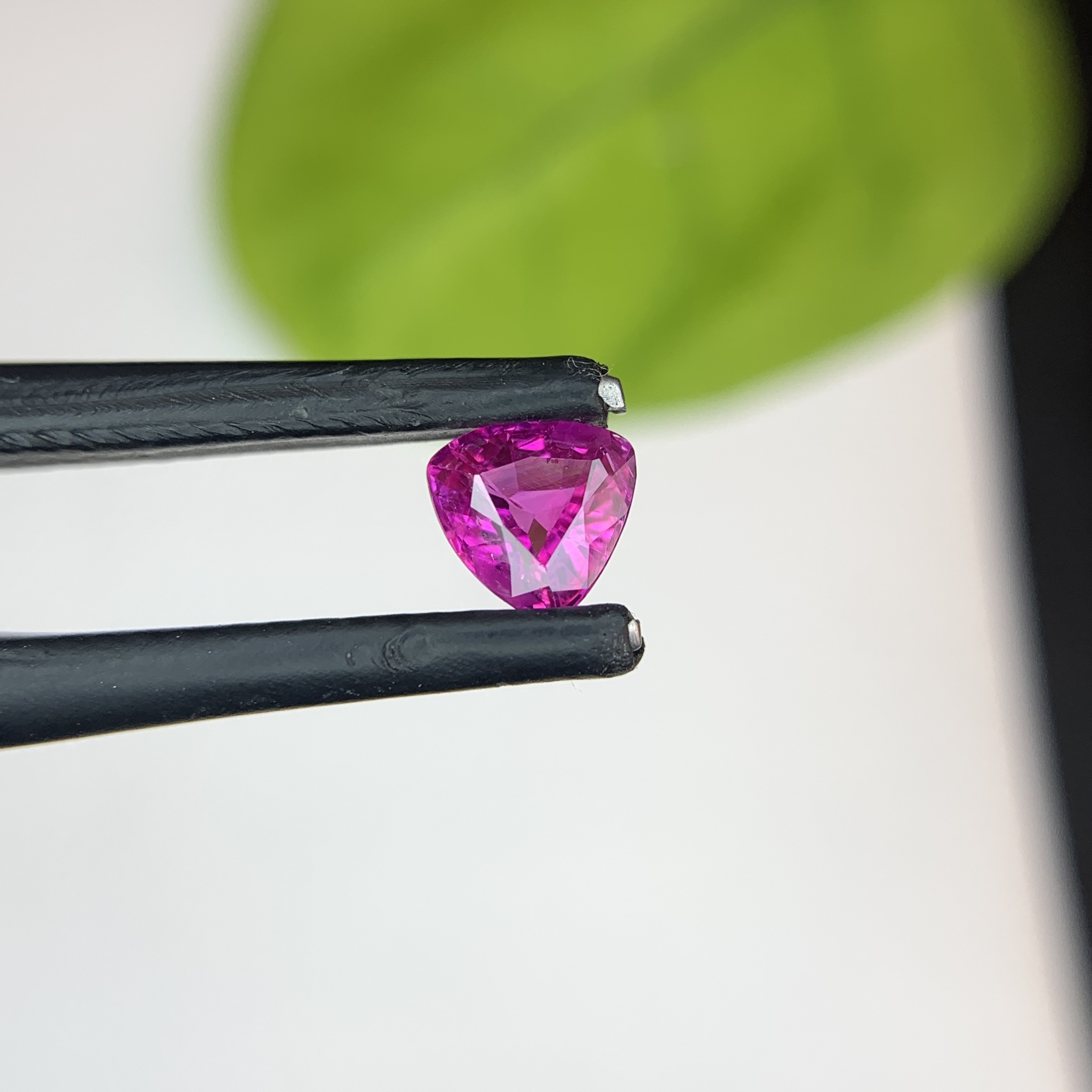 0.53 Ct Natural Sapphire Trillion Shape Loose Gemstone from Afghanistan