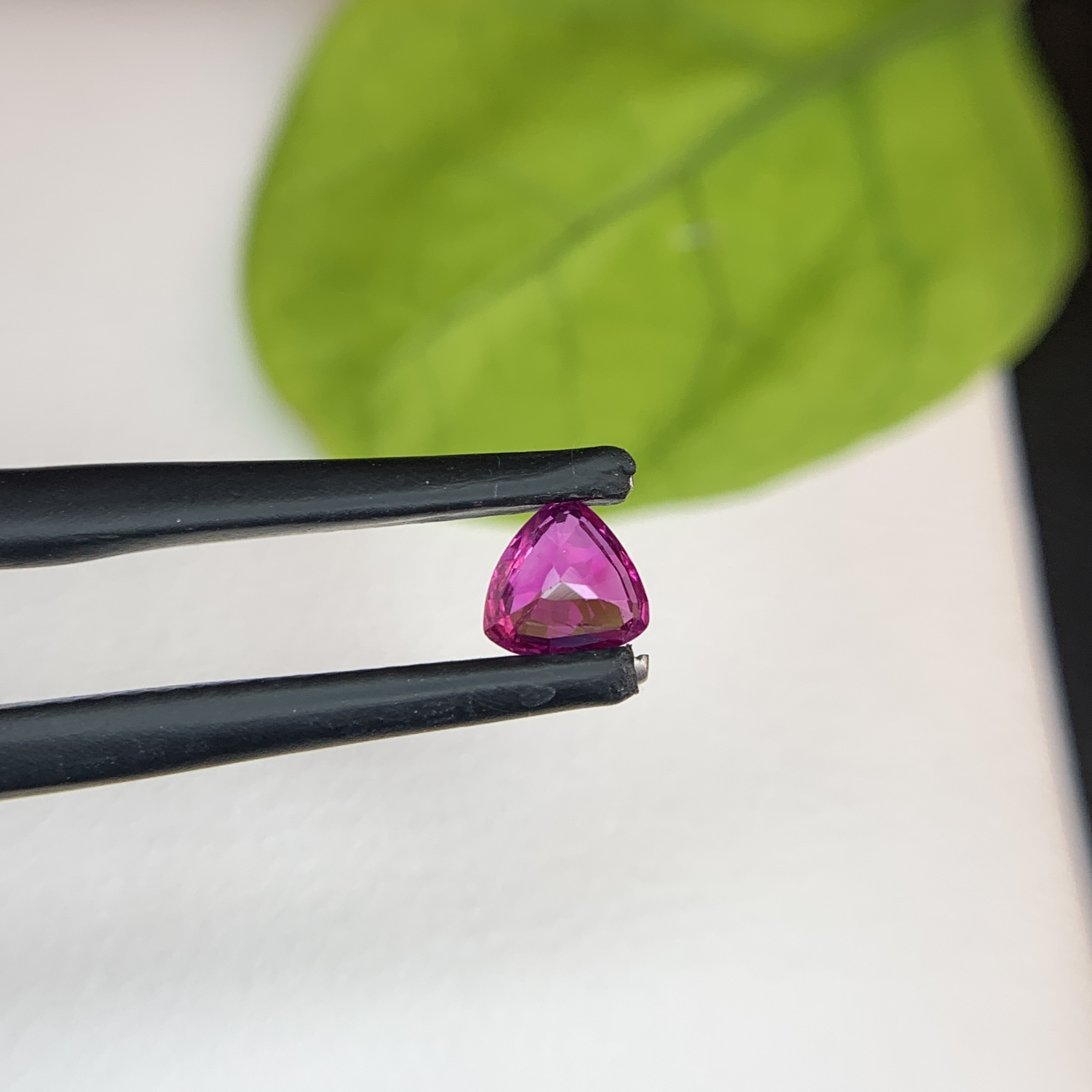 0.53 Ct Natural Sapphire Trillion Shape Loose Gemstone from Afghanistan