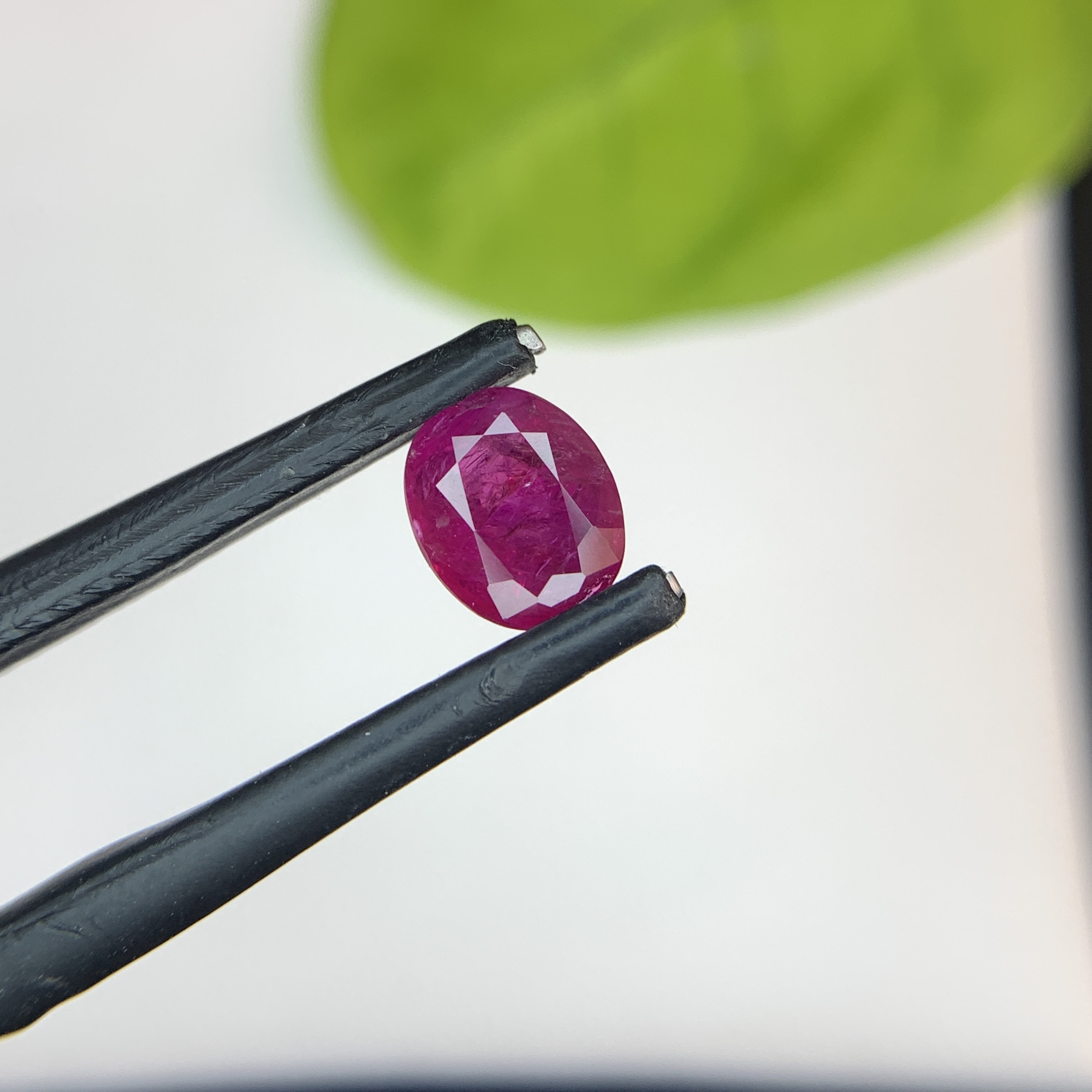 1.25 CT Natural Pinkish Red Ruby Oval Shape Loose Gemstone From Afghanistan