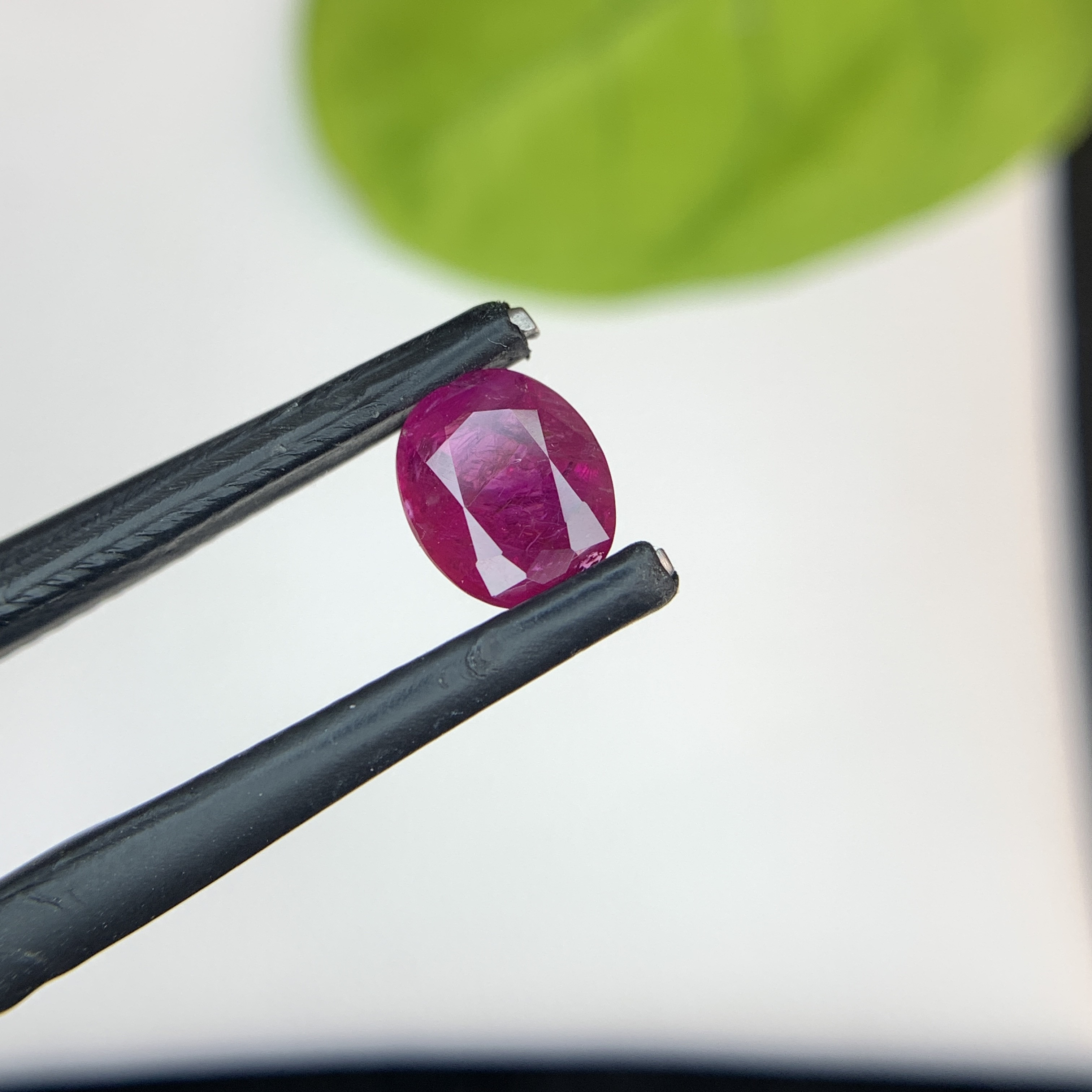 1.25 CT Natural Pinkish Red Ruby Oval Shape Loose Gemstone From Afghanistan