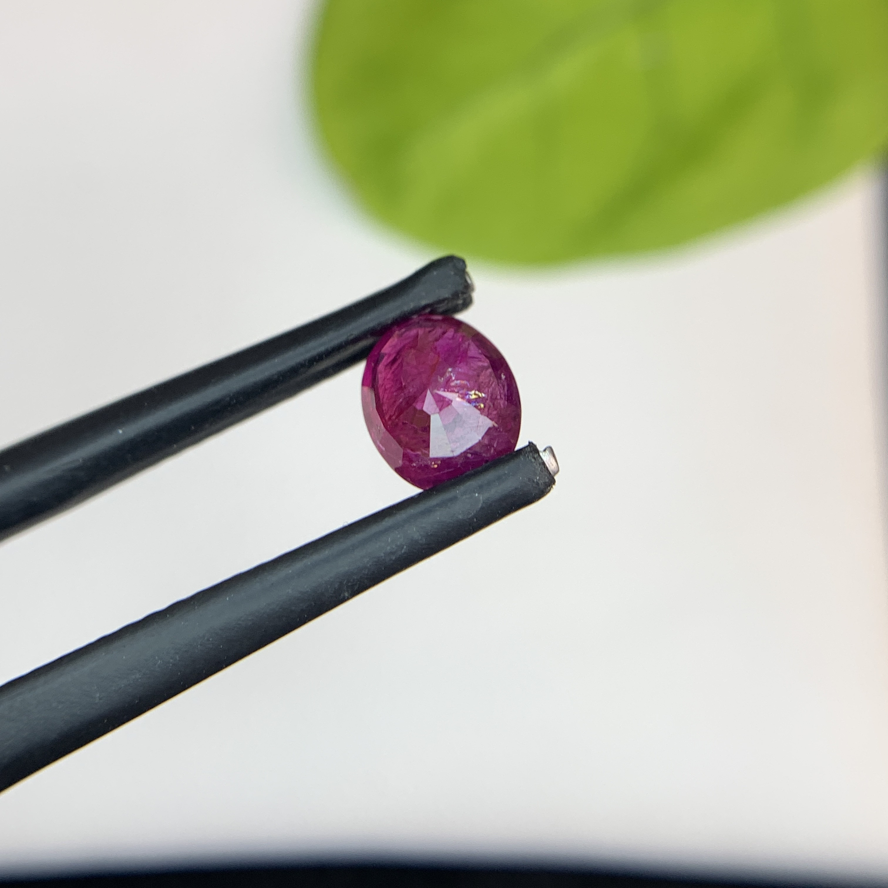 1.25 CT Natural Pinkish Red Ruby Oval Shape Loose Gemstone From Afghanistan