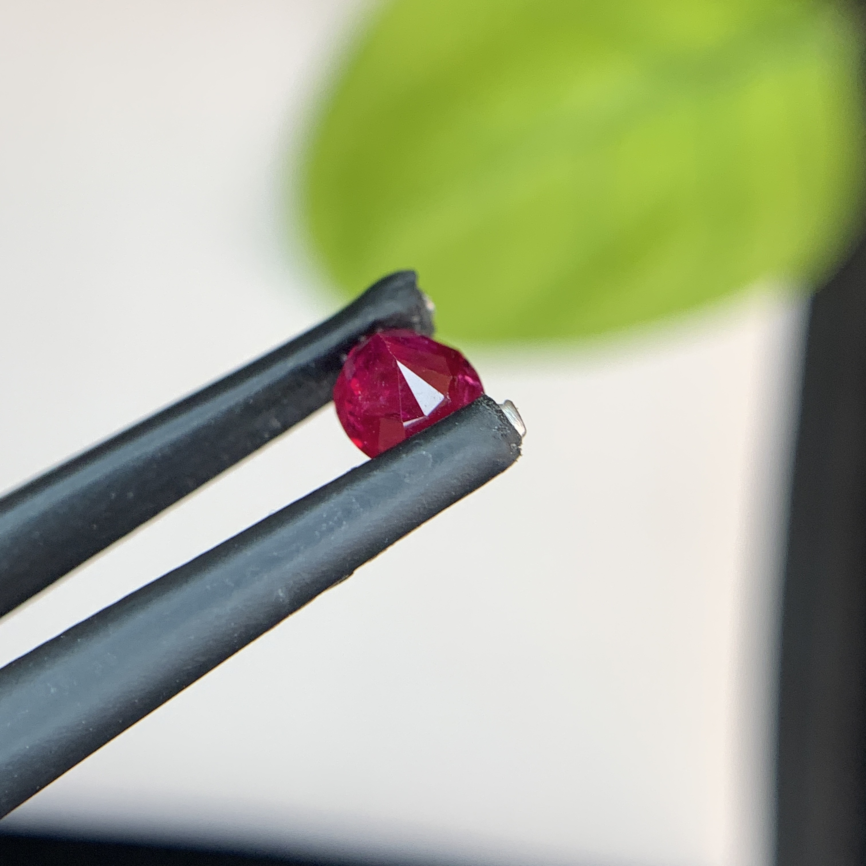 0.68 Ct Natural Red Ruby Oval Shape Loose Gemstone from Afghanistan