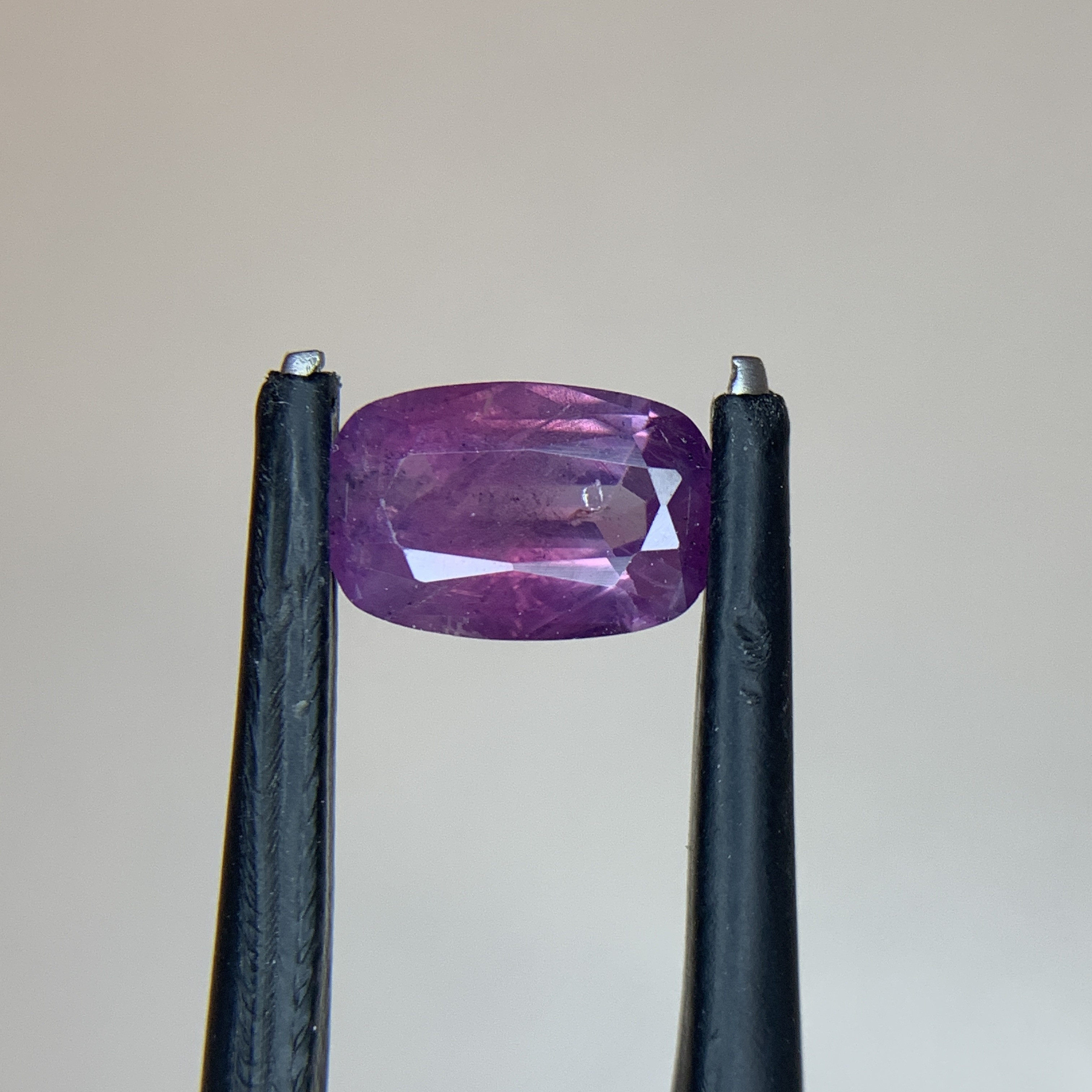 1.66 Ct Natural Corundum Kashmir sapphire cushion shape