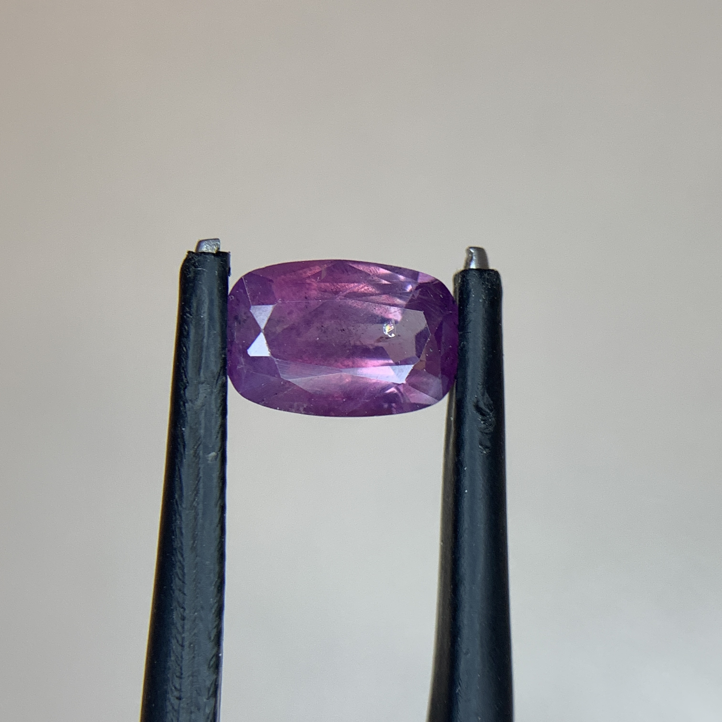 1.66 Ct Natural Corundum Kashmir sapphire cushion shape