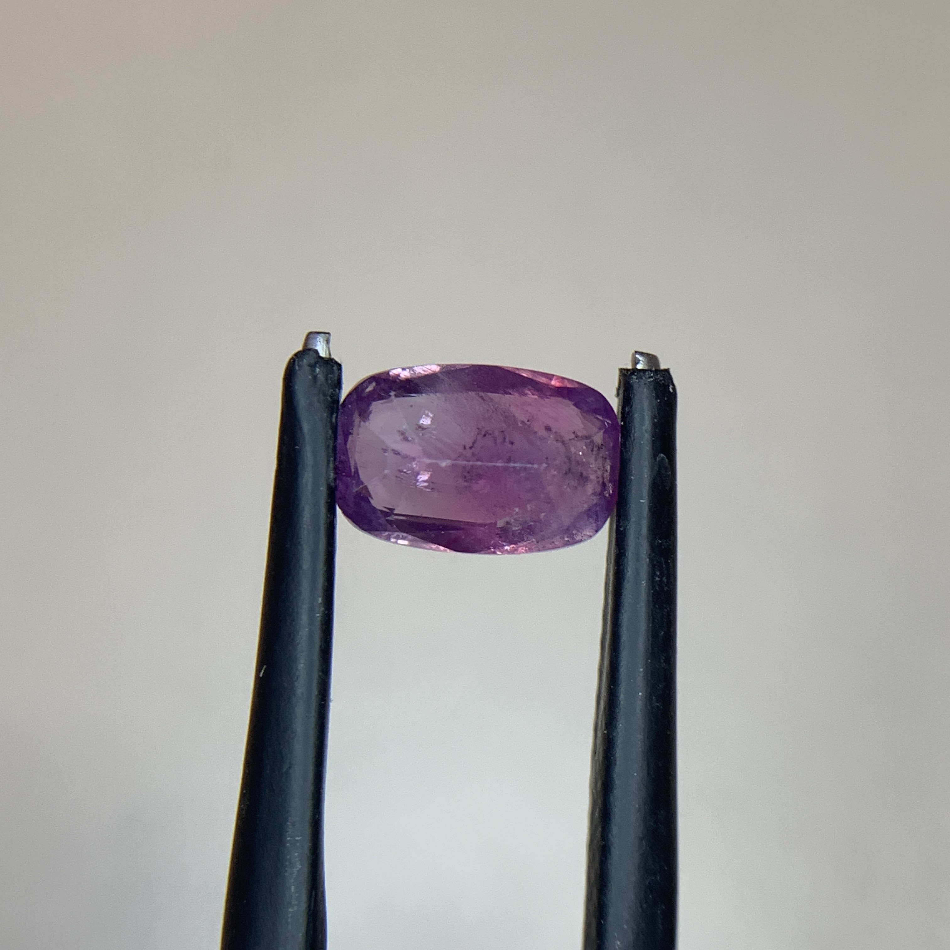 1.66 Ct Natural Corundum Kashmir sapphire cushion shape