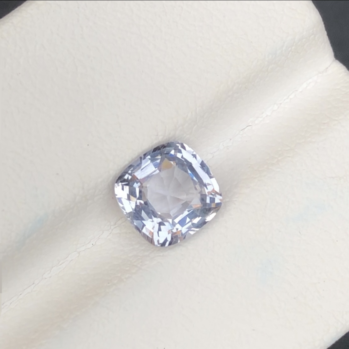 Natural Grey Spinel Burma Origin Faceted Loose Gemstone For Jewelry Making GFCO Certified 02 Carat