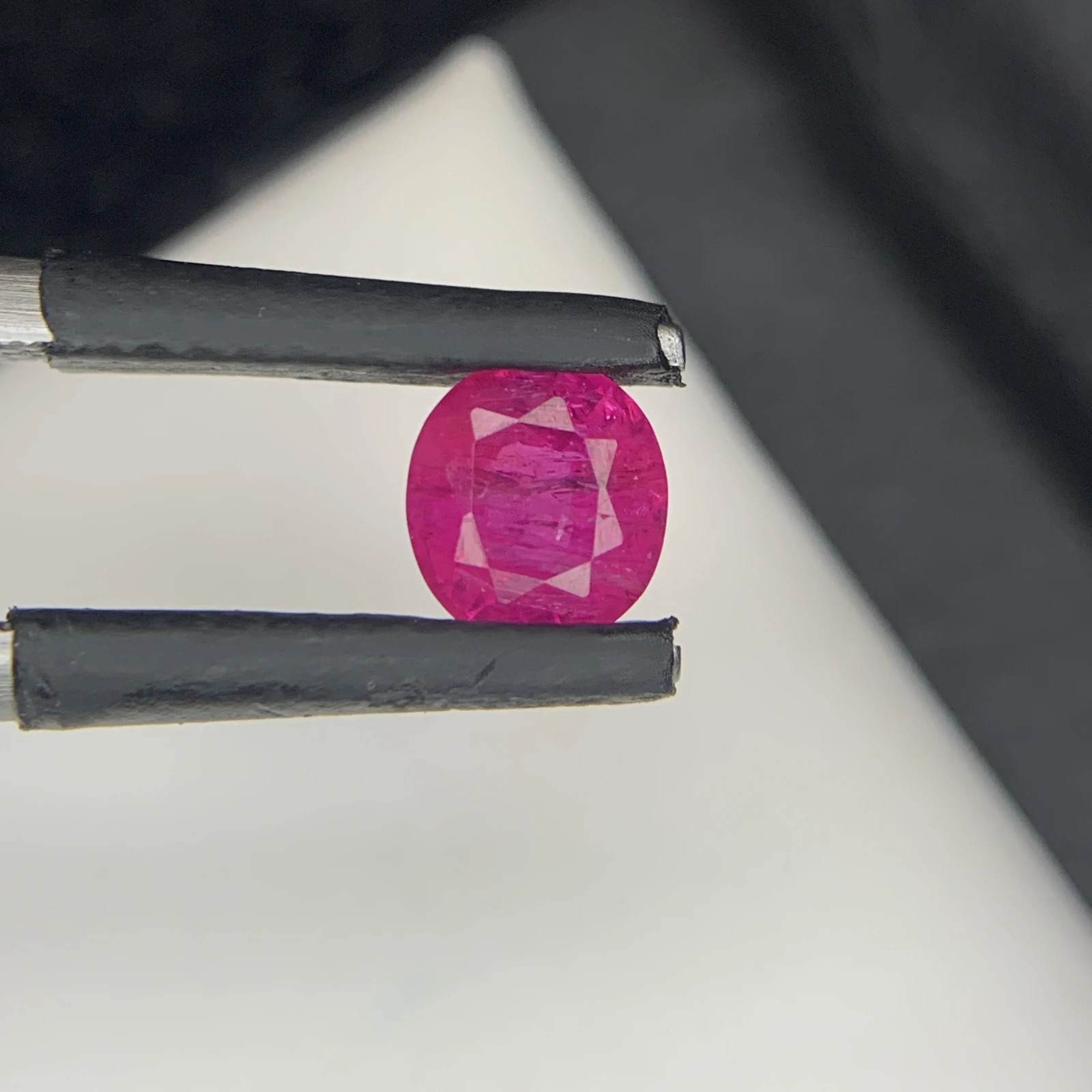 Natural 0.67ct Pinkish Red Ruby Afghanistan IGI Certified Loose Gemstone