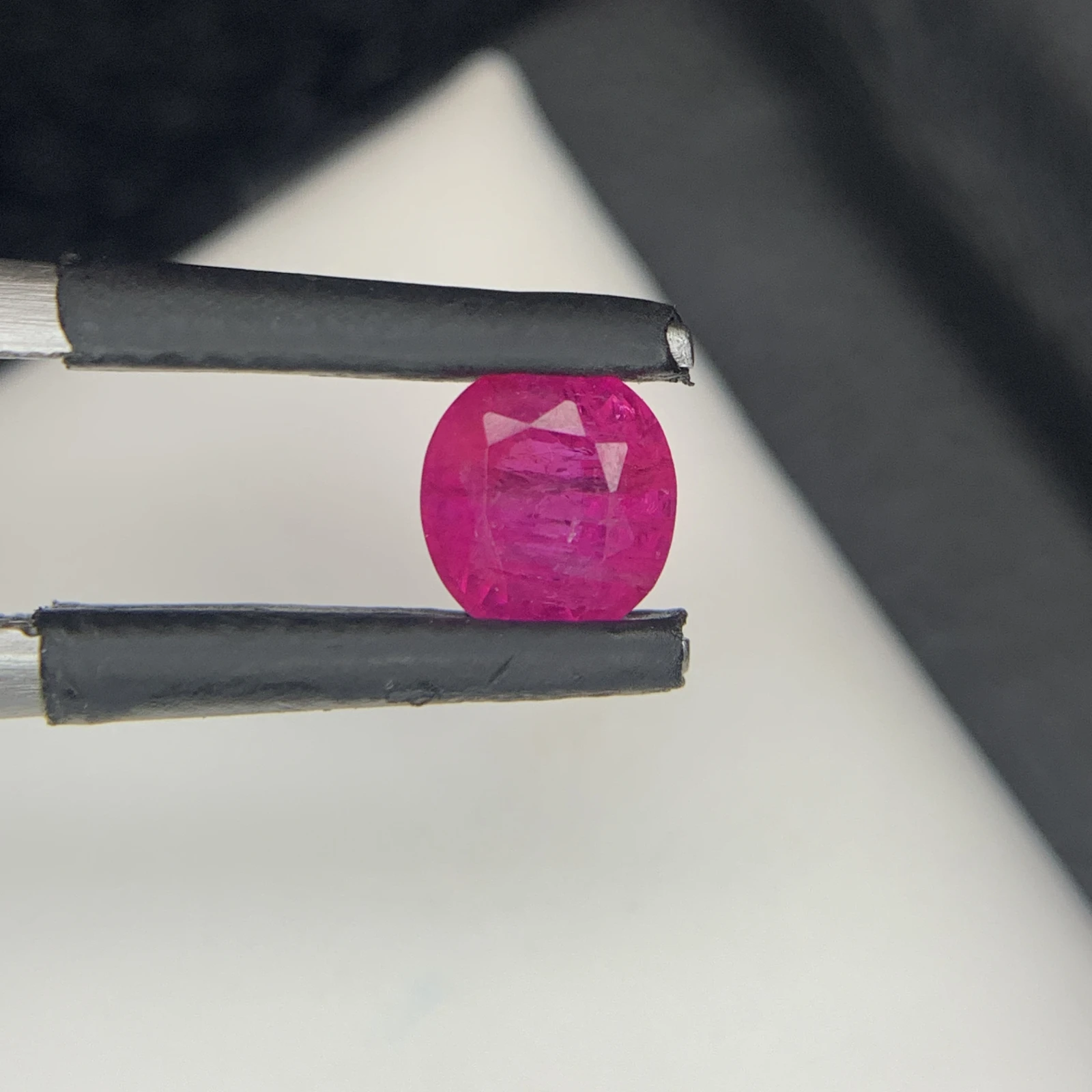 Natural 0.67ct Pinkish Red Ruby Afghanistan IGI Certified Loose Gemstone