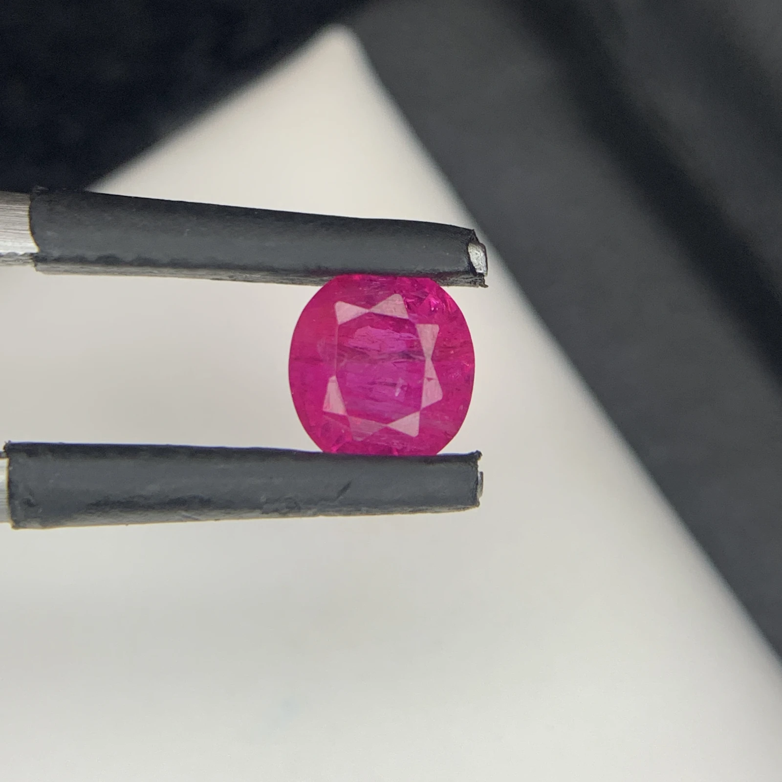 Natural 0.67ct Pinkish Red Ruby Afghanistan IGI Certified Loose Gemstone