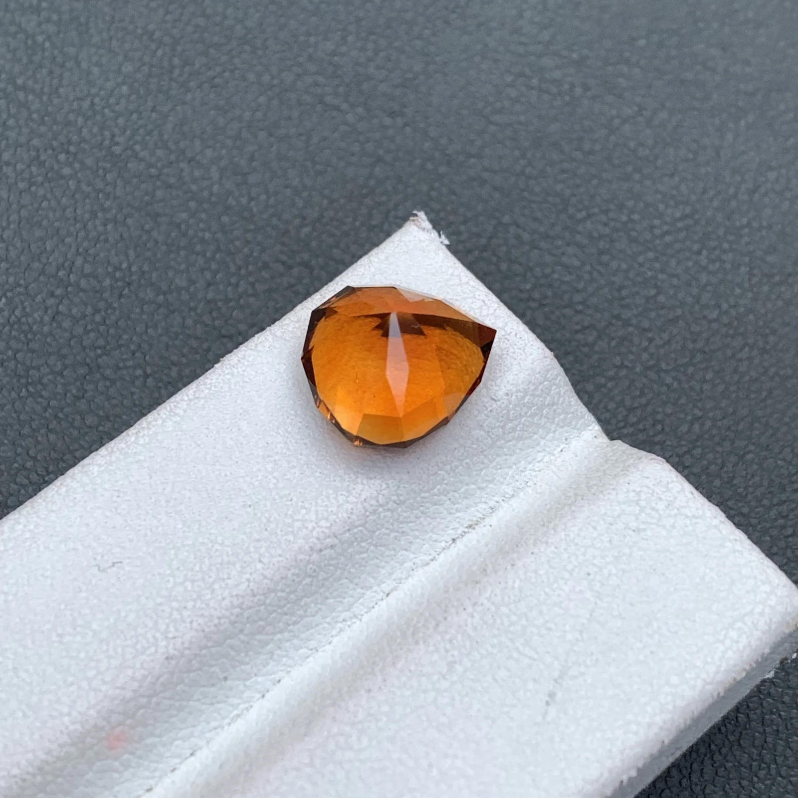 4.59ct Natural Madeira Citrine Orange Color Fancy Faceted Loose Gemstone