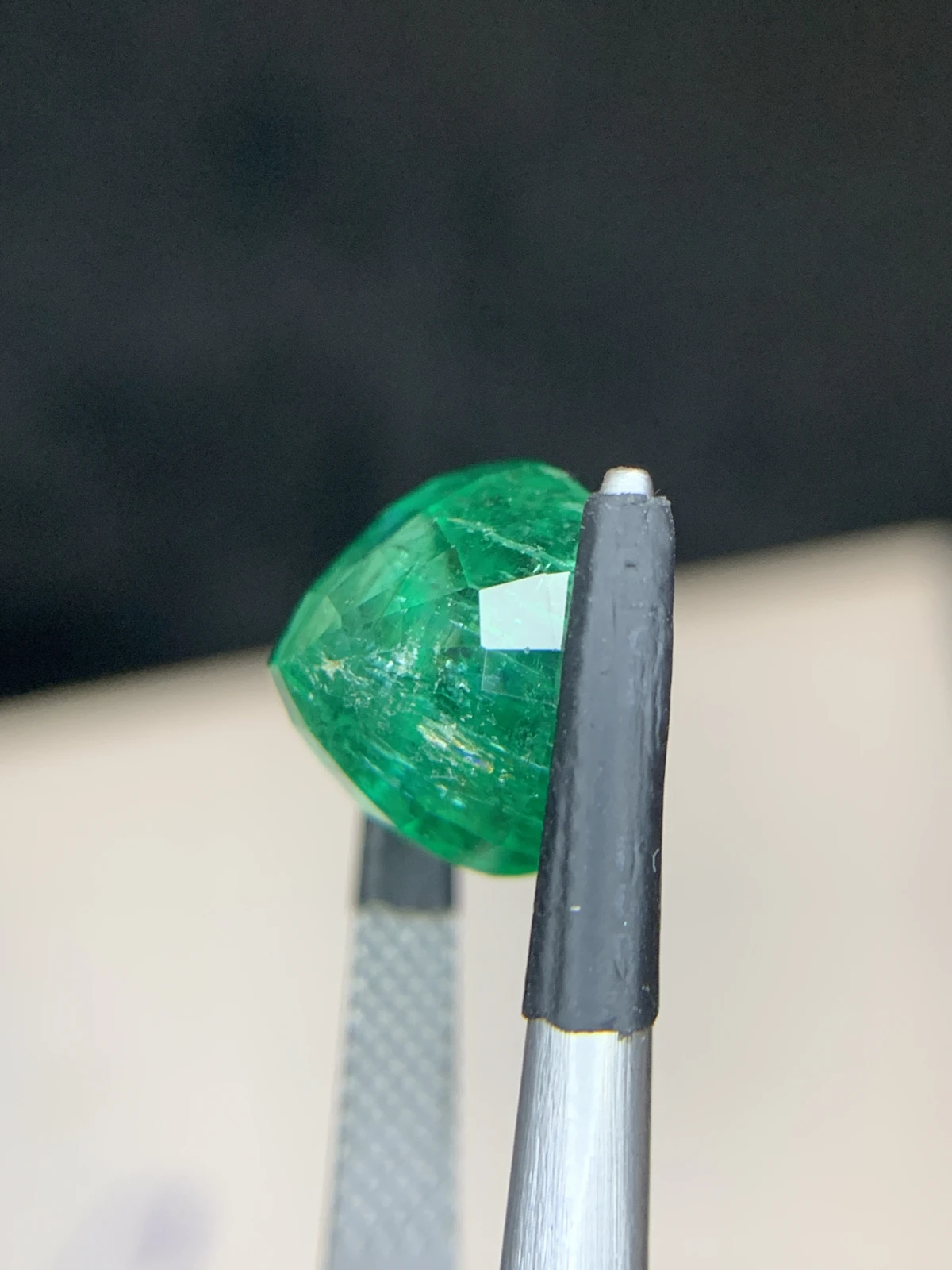 Bellerophon Certified 6.54 Ct Natural Panjshir Emerald Oval Shape Loose Gemstone