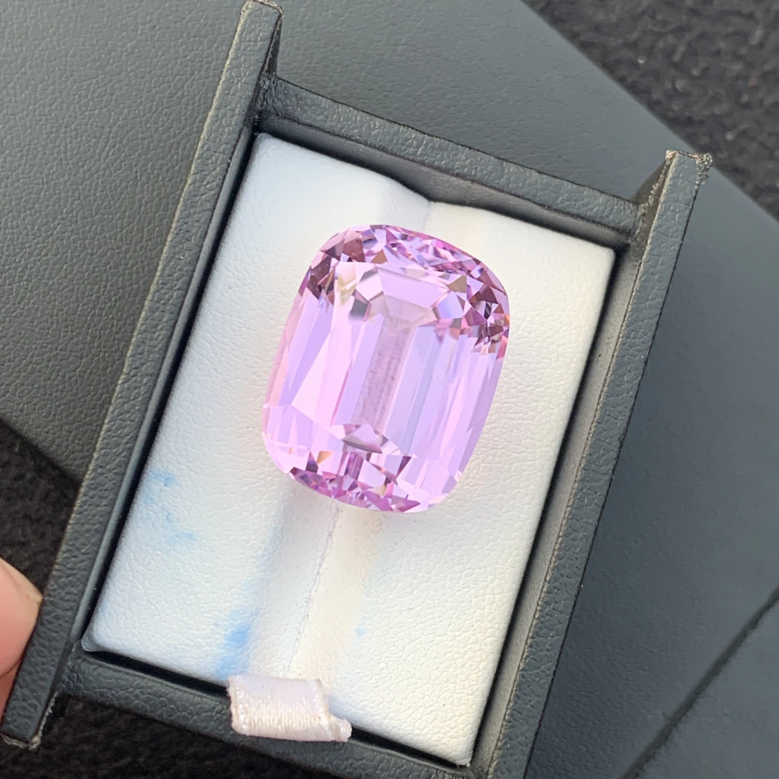 54.10ct Natural Pink Kunzite Cushion Loose Gemstone from Afghanistan